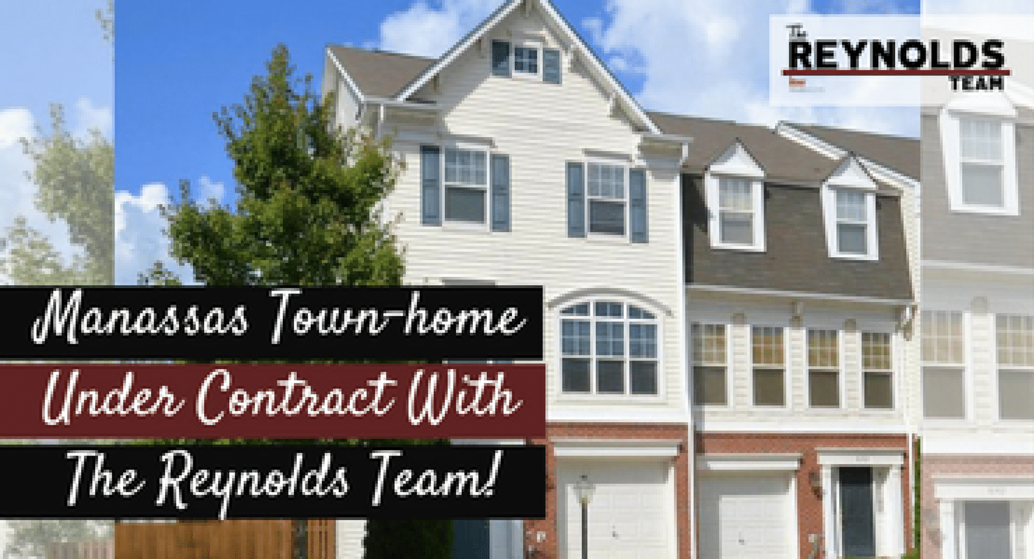 Manassas Townhome UNDER CONTRACT with The Reynolds Team!