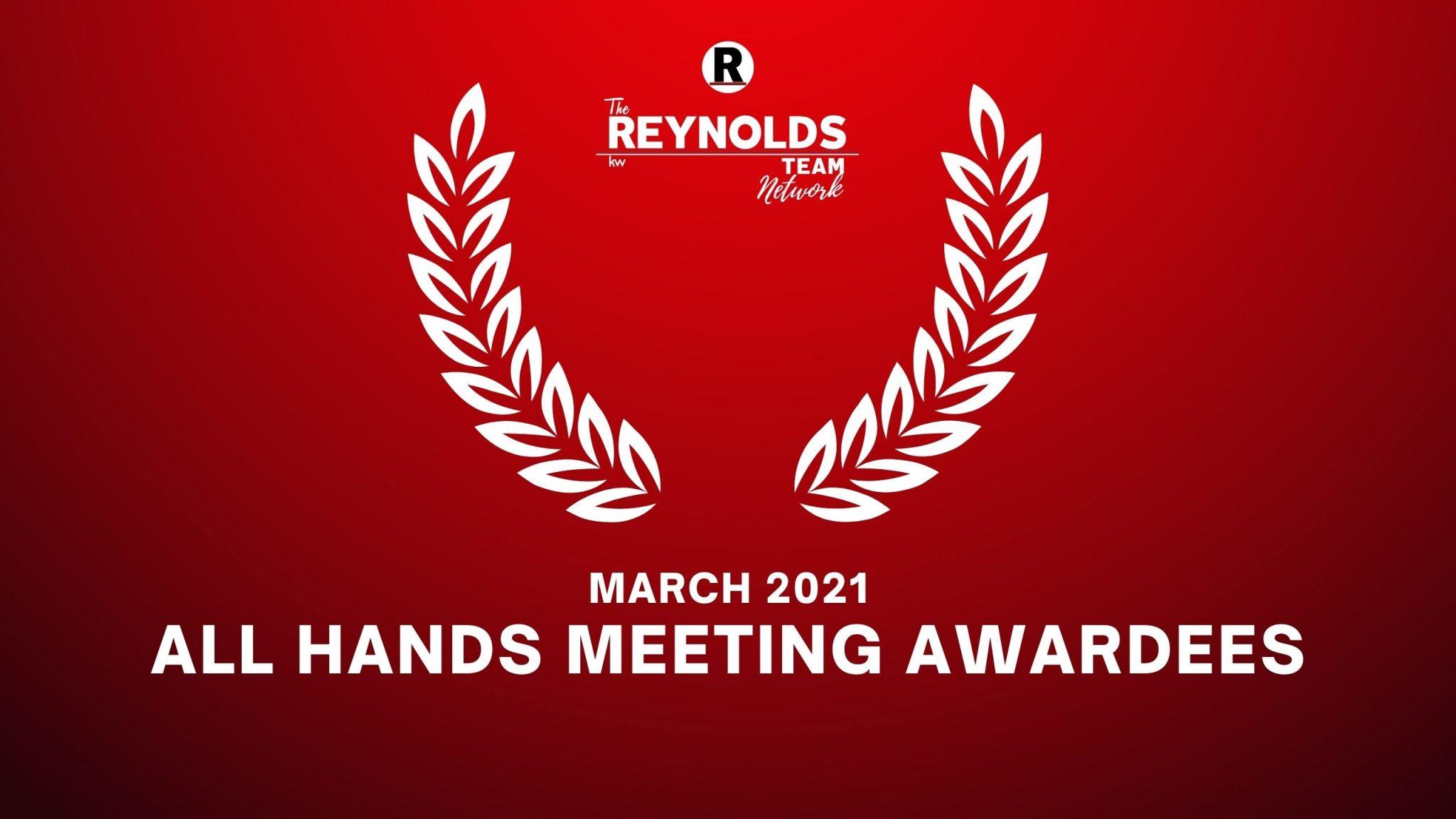 ALL HANDS MEETING | AWARDS MARCH 2021