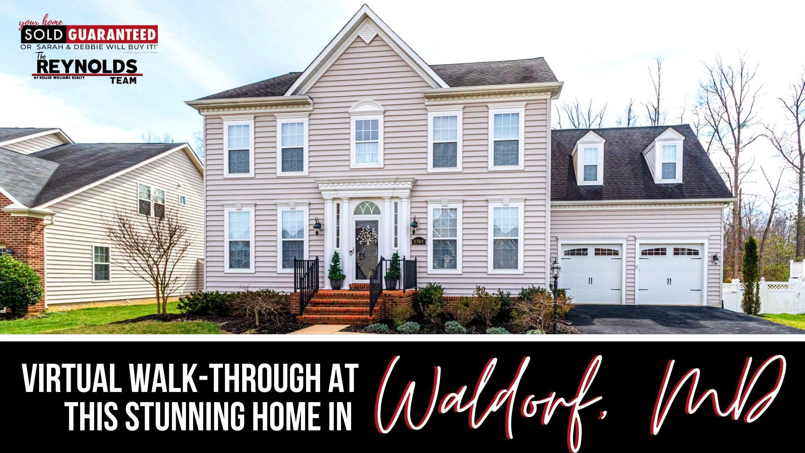 Virtual Walk-through at this Stunning Home in Waldorf, MD