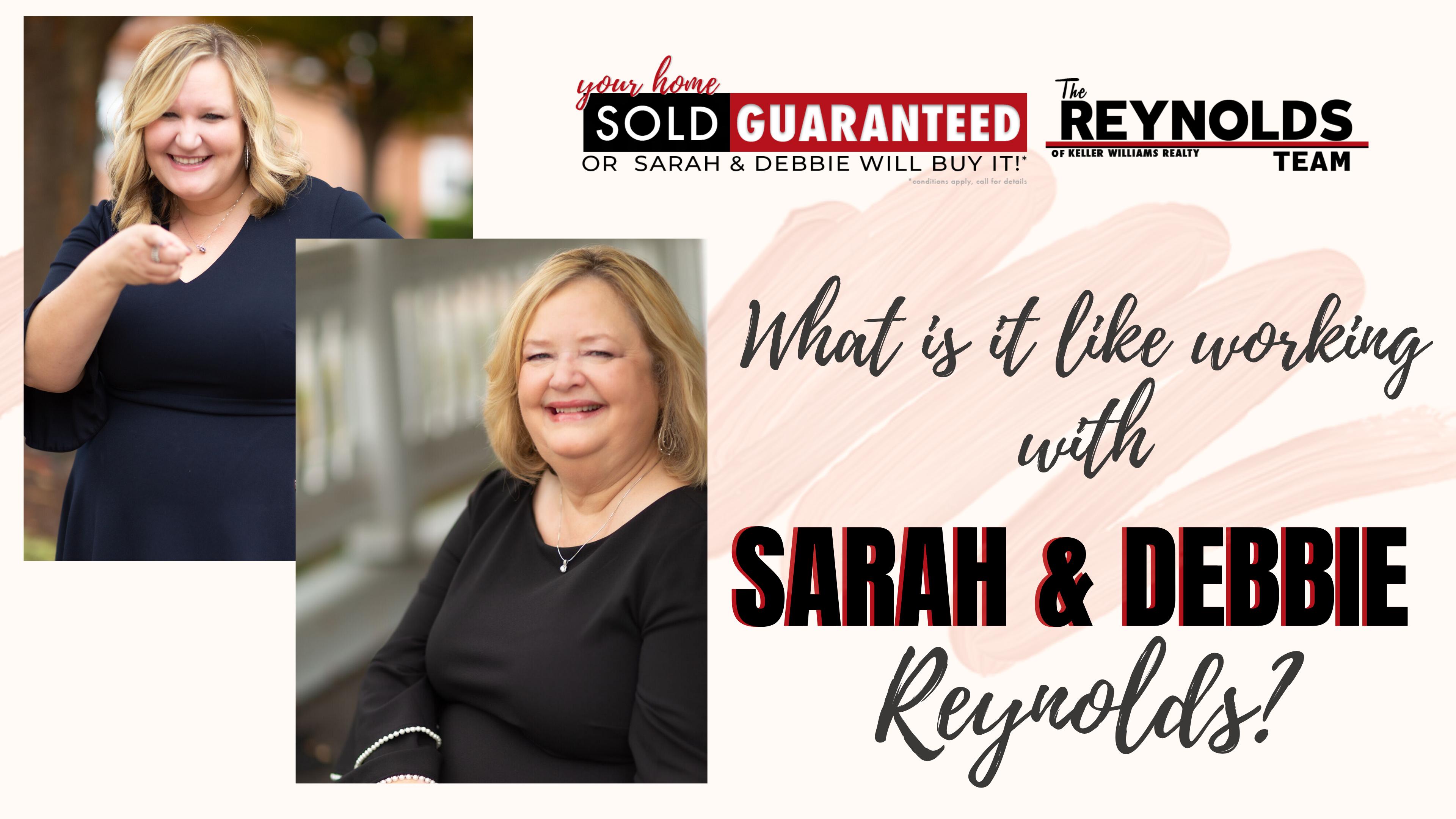 What is it like working with Sarah and Debbie Reynolds?