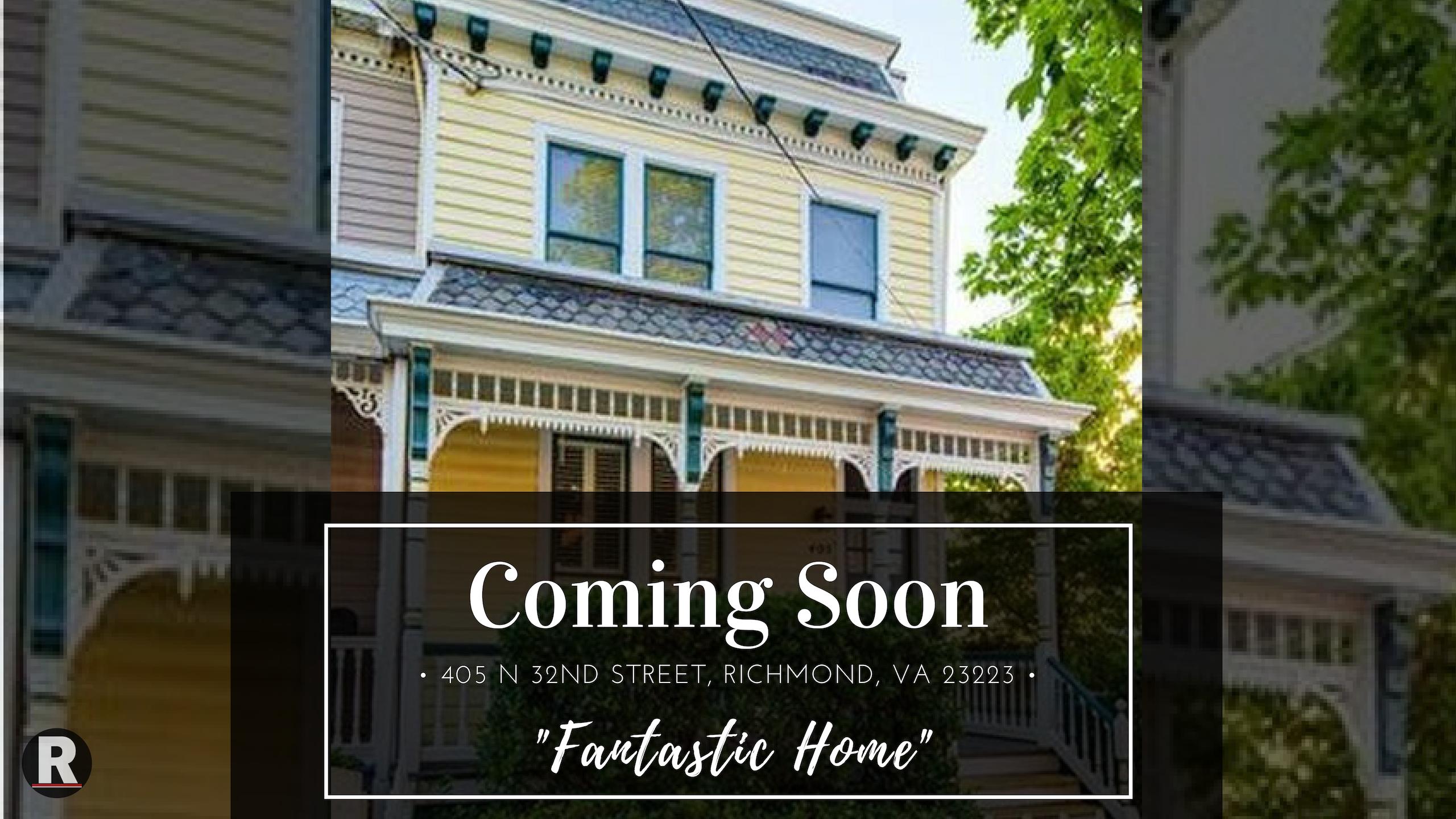 Coming Soon! 405 N 32nd Street, Richmond, VA 23223