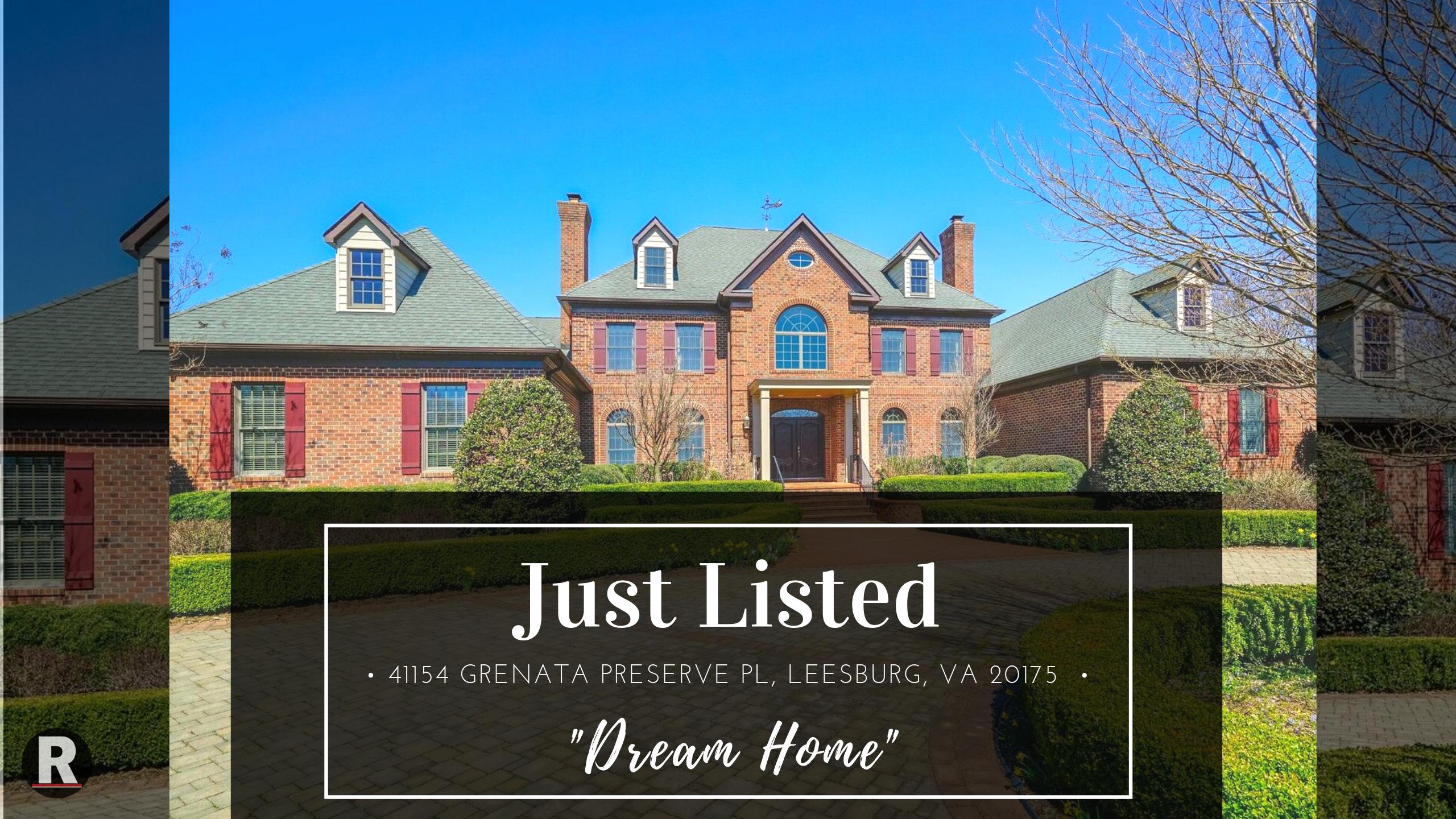 Just Listed! 41154 Grenata Preserve Pl, Leesburg, VA 20175