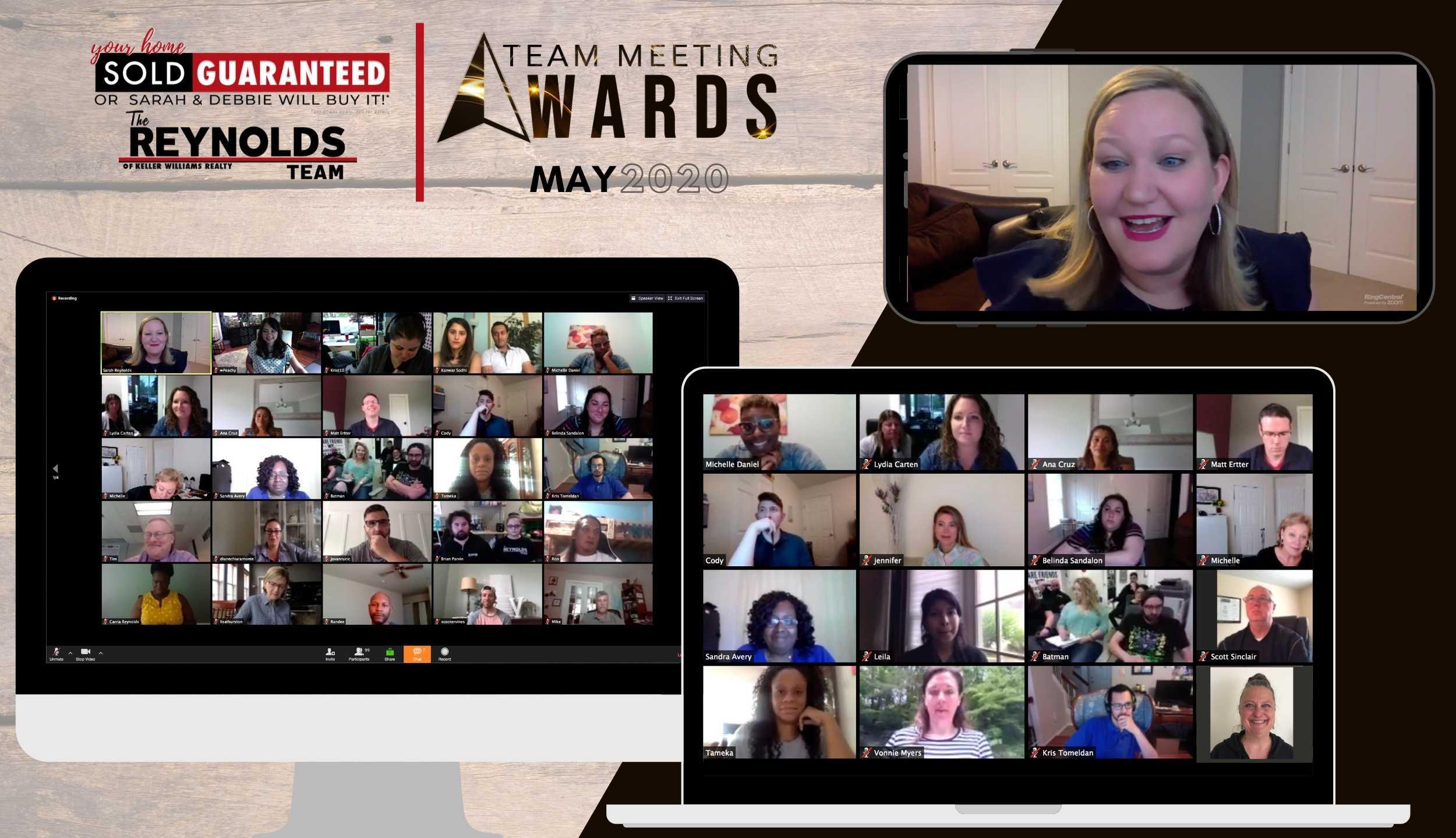 Virtual All Hands Team Meeting and May Awards