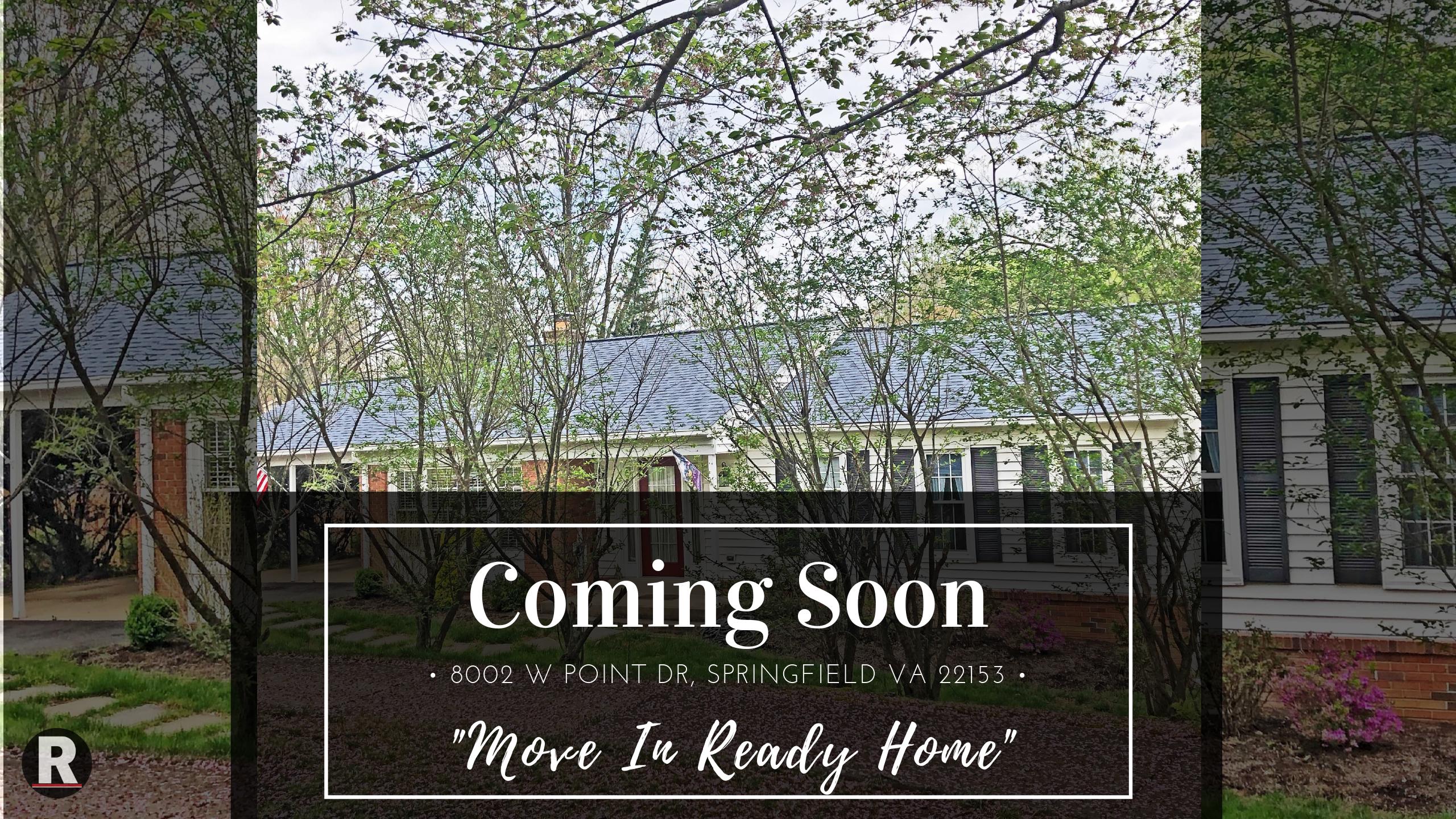 Coming Soon! 8002 W Point Dr, Springfield VA 22153