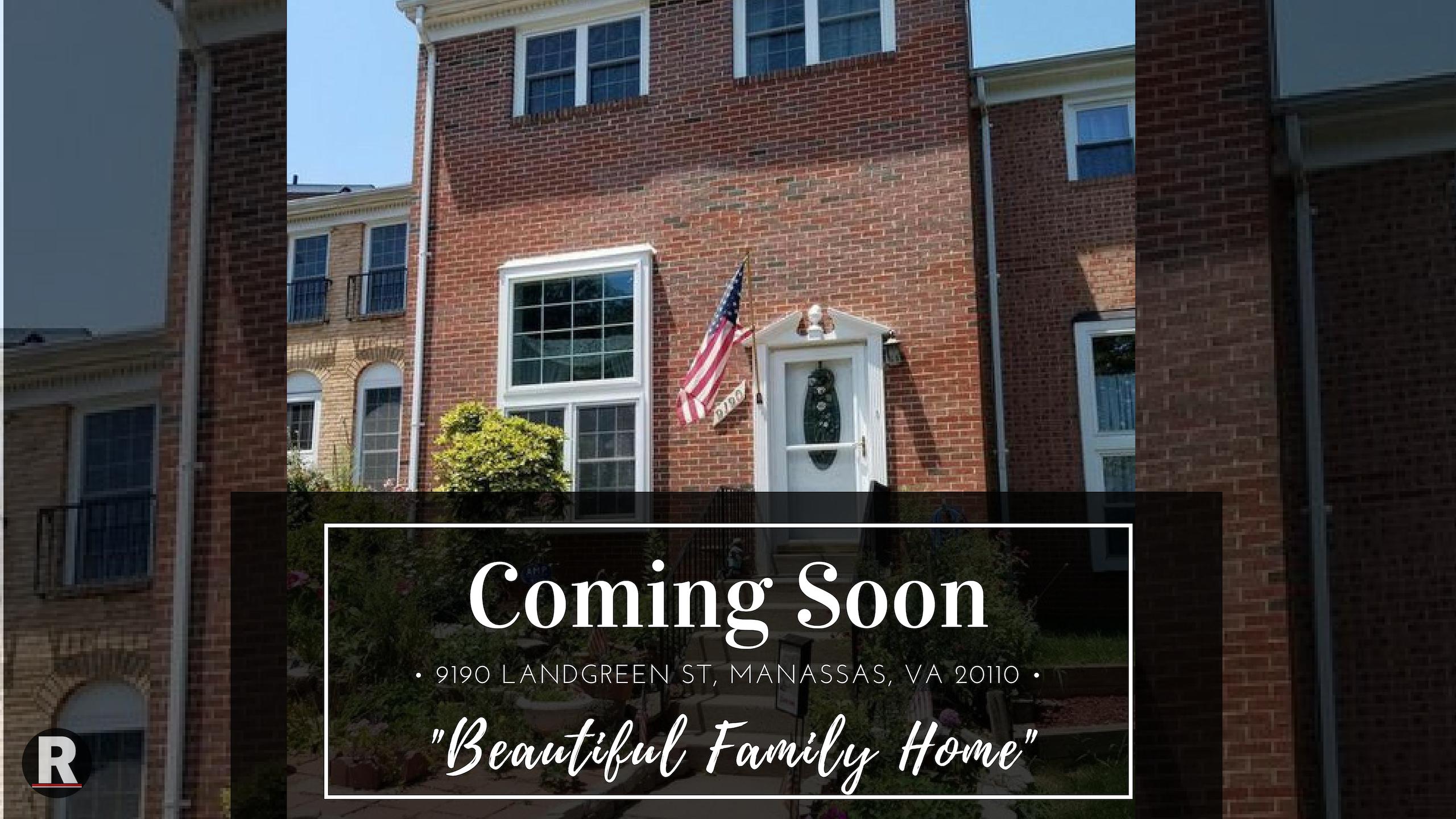 Coming Soon! 9190 Landgreen St, Manassas, VA 20110