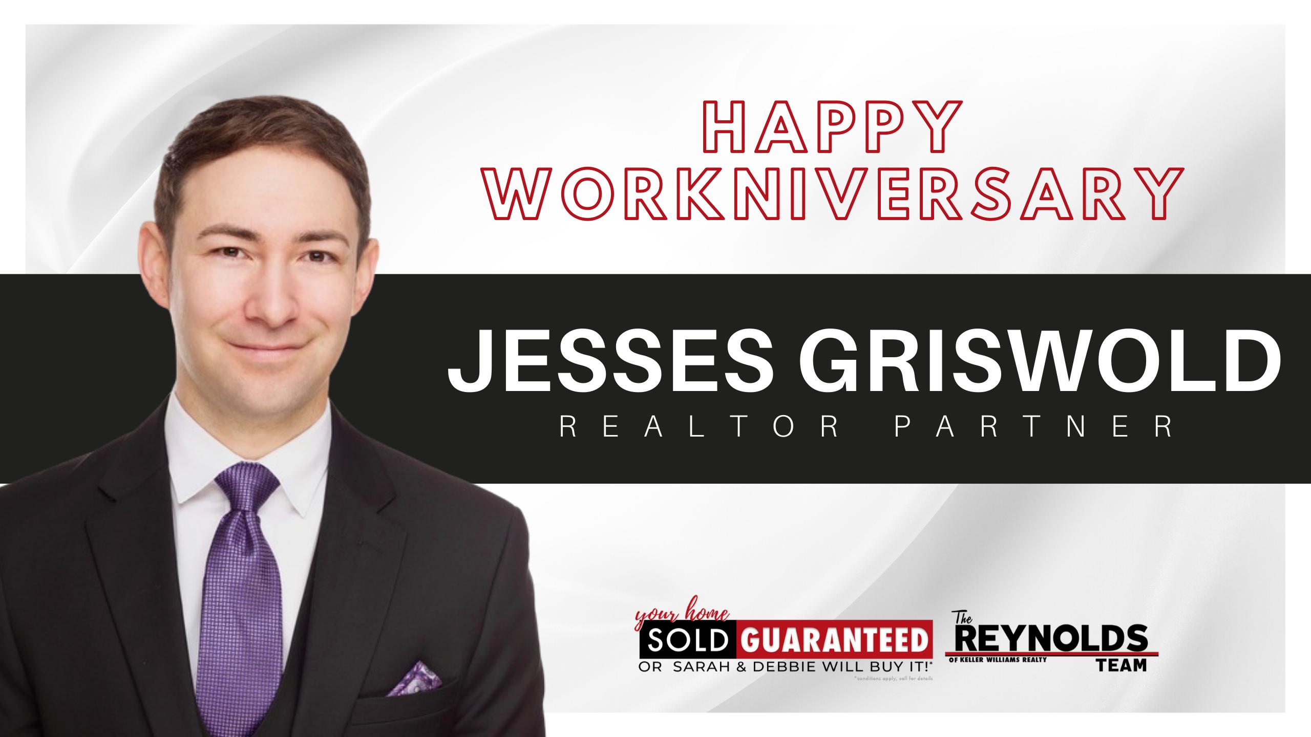 Happy Workniversary, Jesses Griswold!