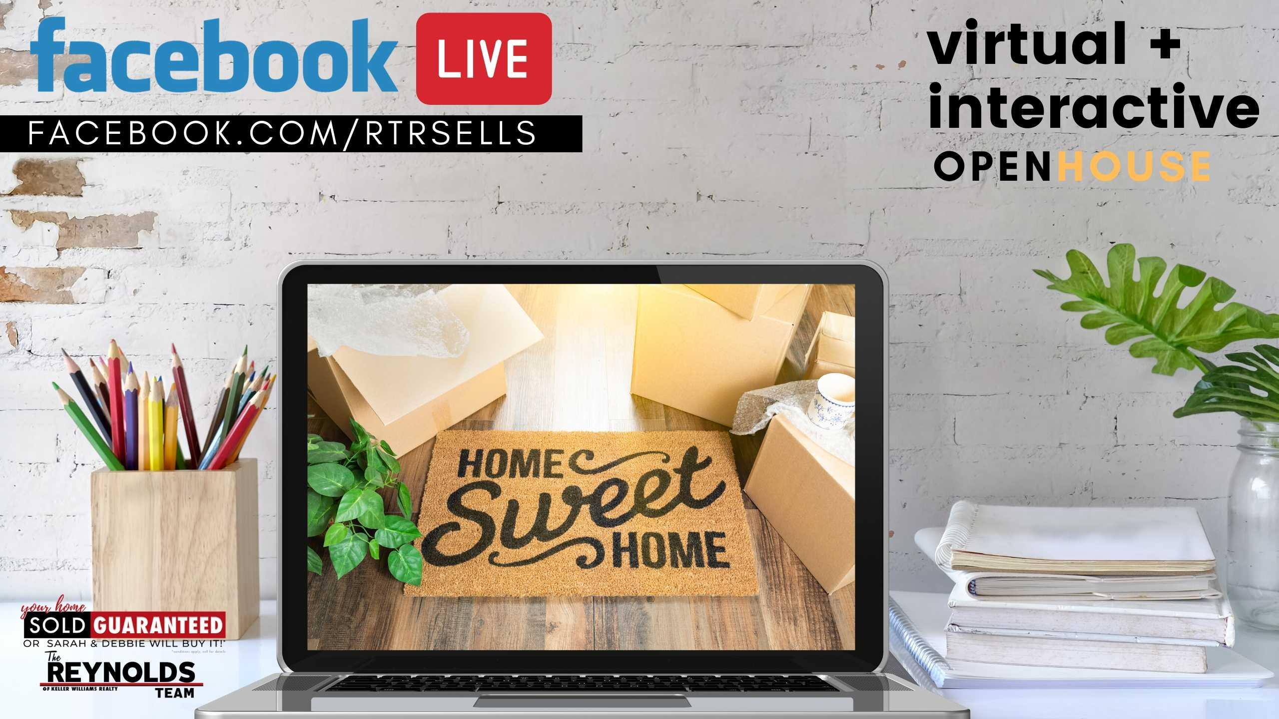 April 18-19 Facebook LIVE Virtual Walk-through Open House