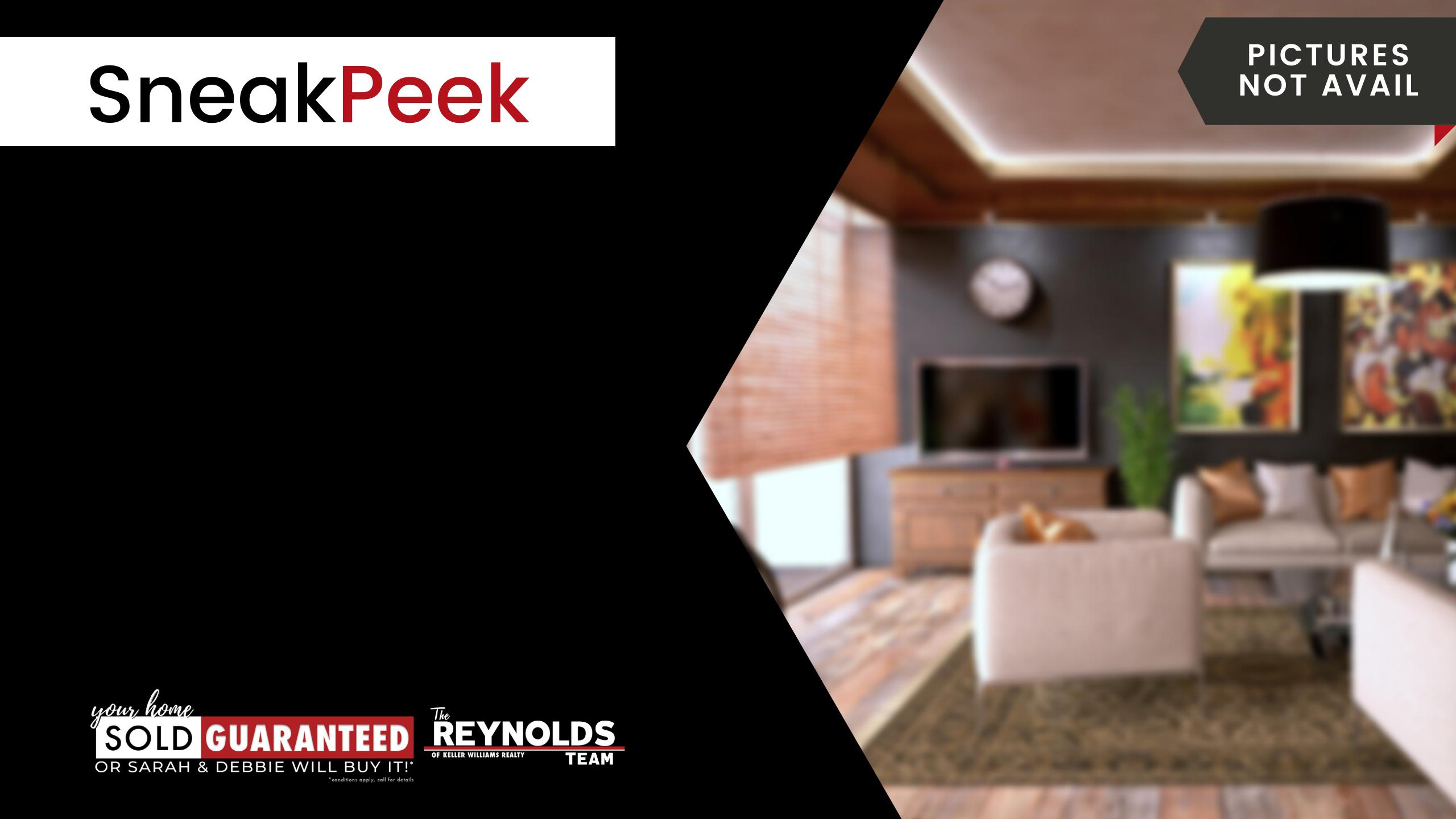 The Reynolds Team Weekly List of Sneak Peek Homes for April 2