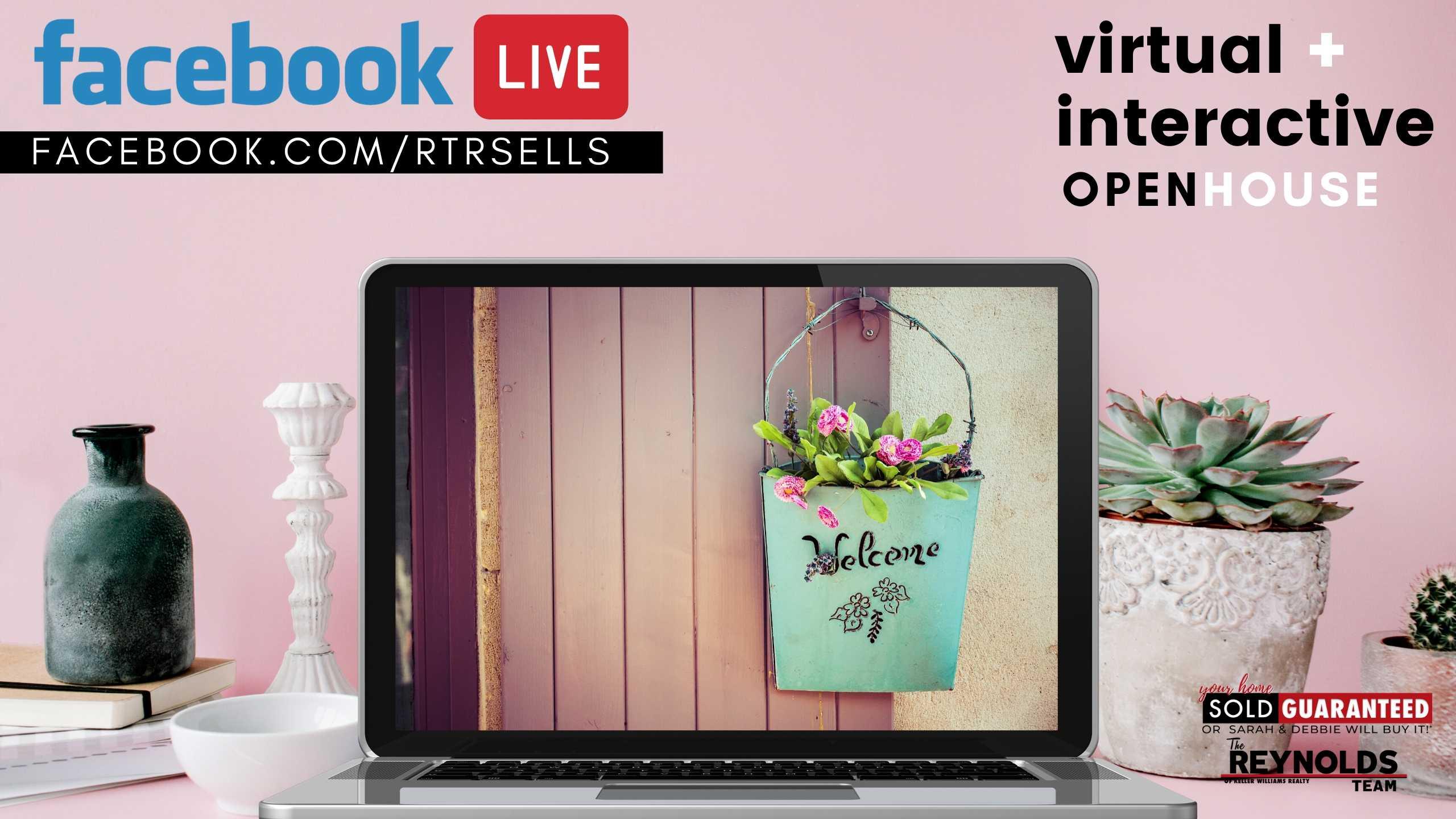 May 2-3 Facebook LIVE Virtual Walk-through Open House