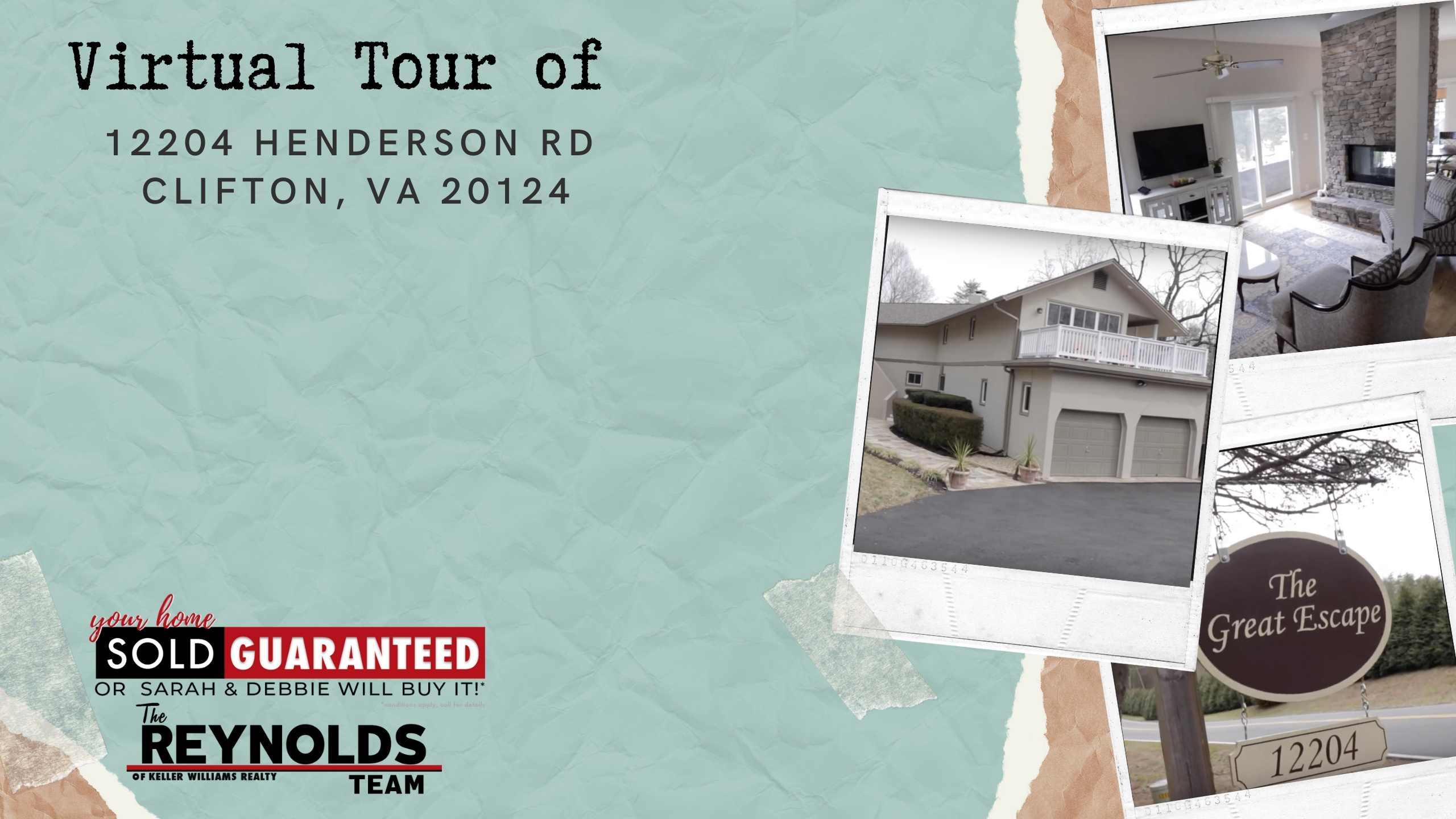 Virtual Tour of 12204 Henderson Rd Clifton, VA 20124