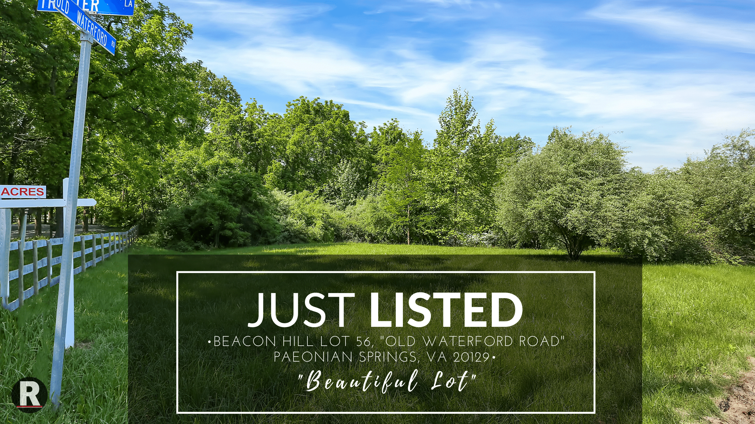 Beacon Hill Lot 56, “Old Waterford Road” Paeonian Springs, VA 20129