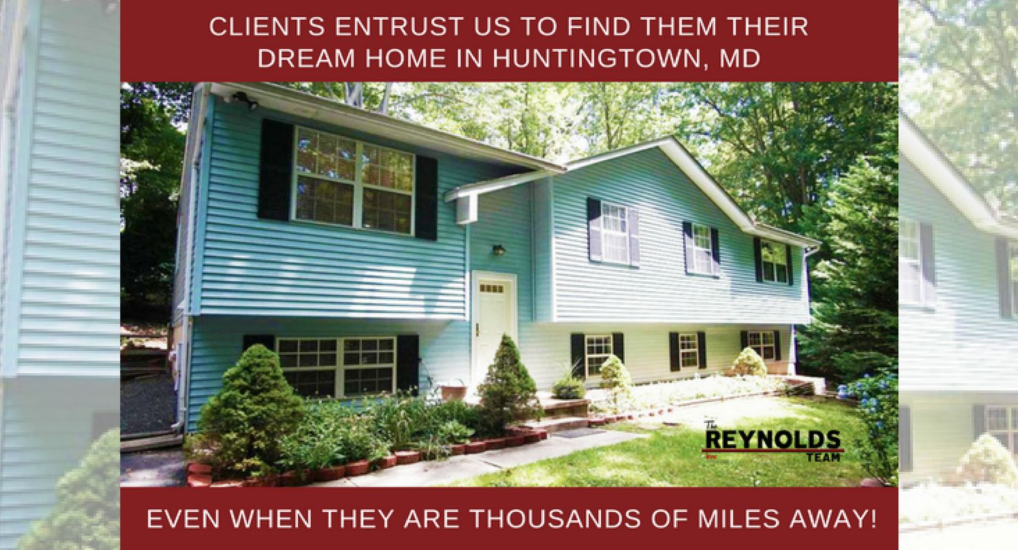 Clients entrust us to find them their dream home in Huntingtown, MD even when they are thousands of miles away!