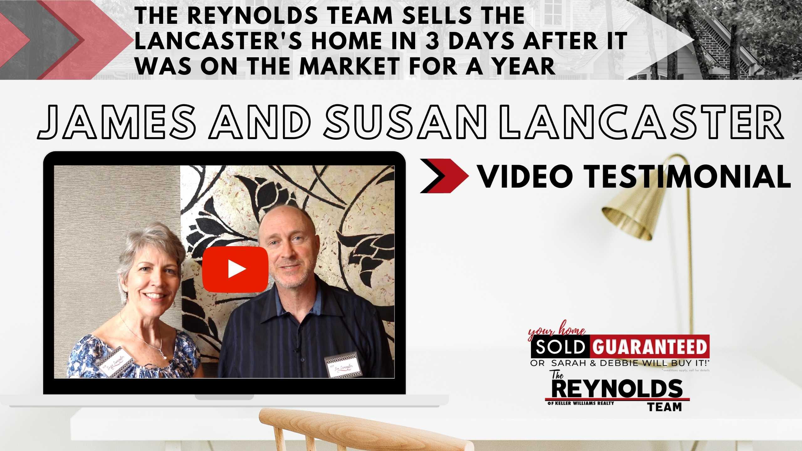 The Reynolds Team Sells The Lancaster’s Home in 3 DAYS After it Was on The Market for A YEAR!