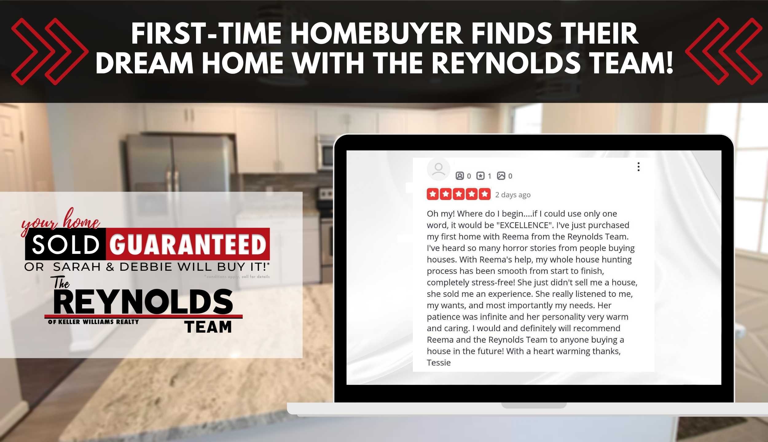 First-time Homebuyer Finds Their Dream Home with The Reynolds Team!