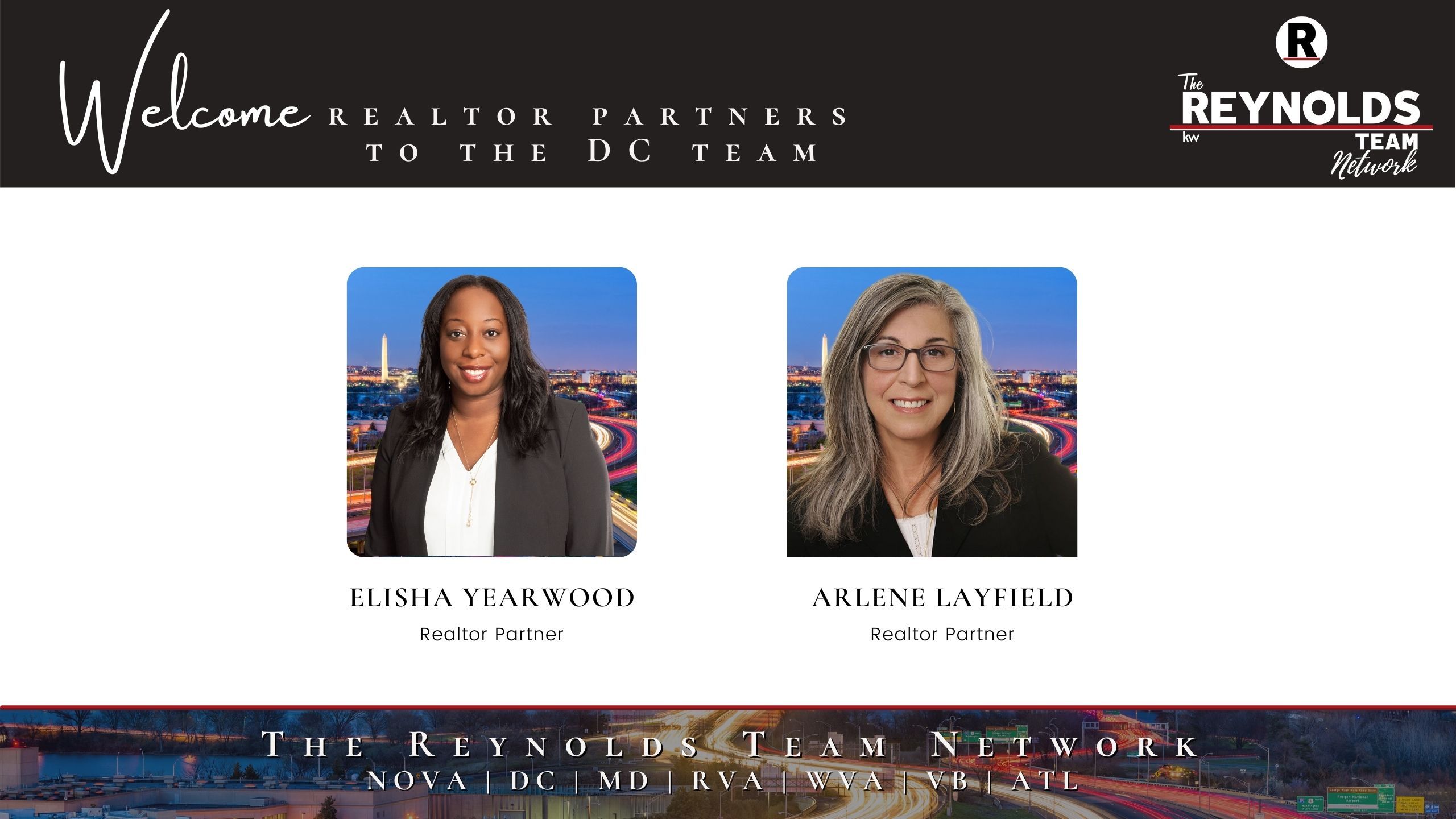 Welcome Reynolds Team Realtor Partners to the DC Team