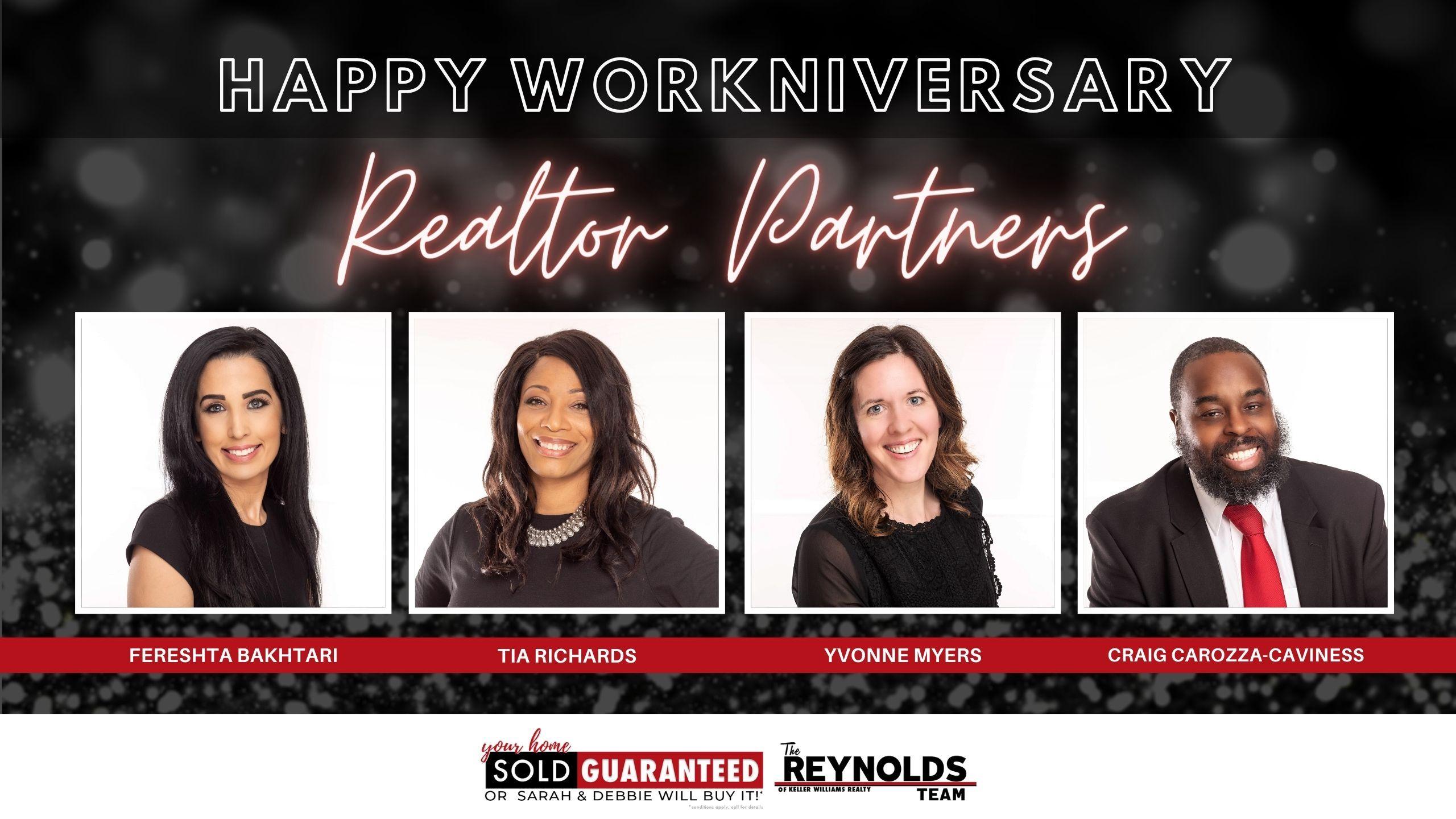 Happy Workniversary to Our Amazing Realtor Partners!