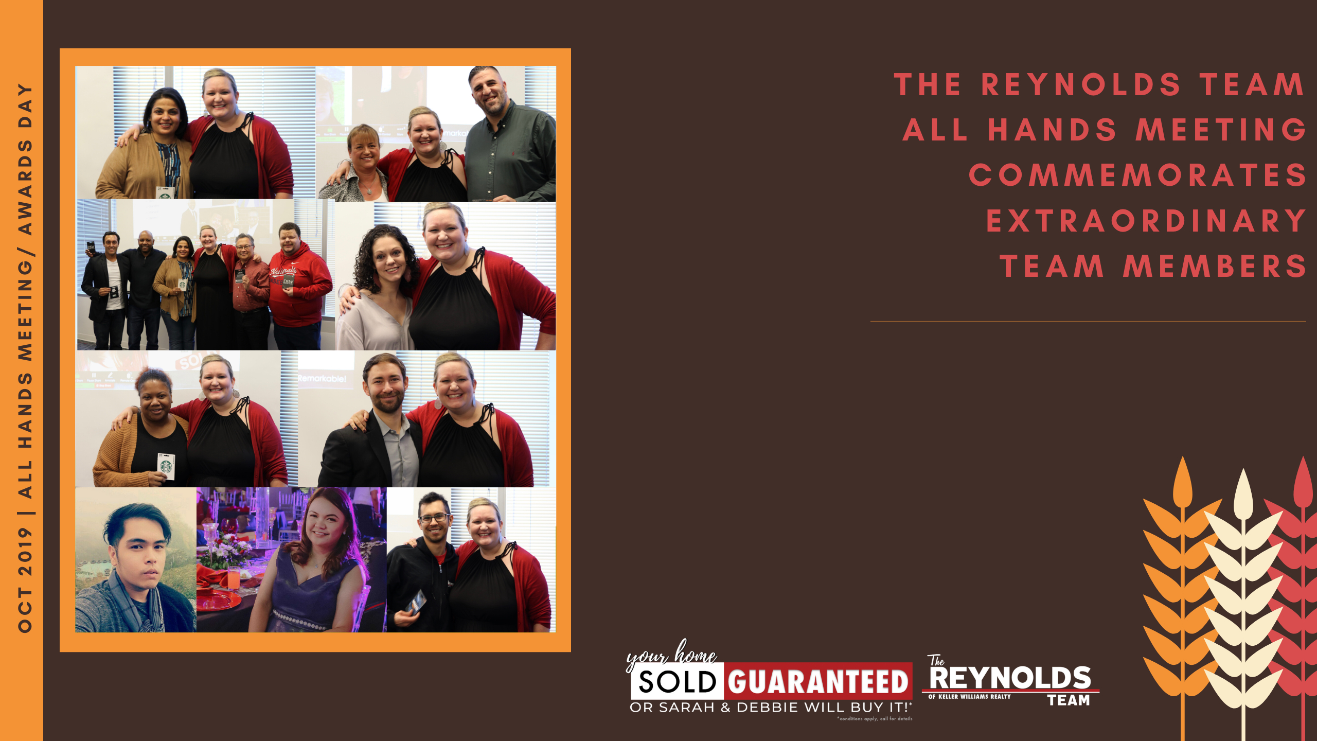The Reynolds Team All Hands Meeting Commemorates Extraordinary Team Members