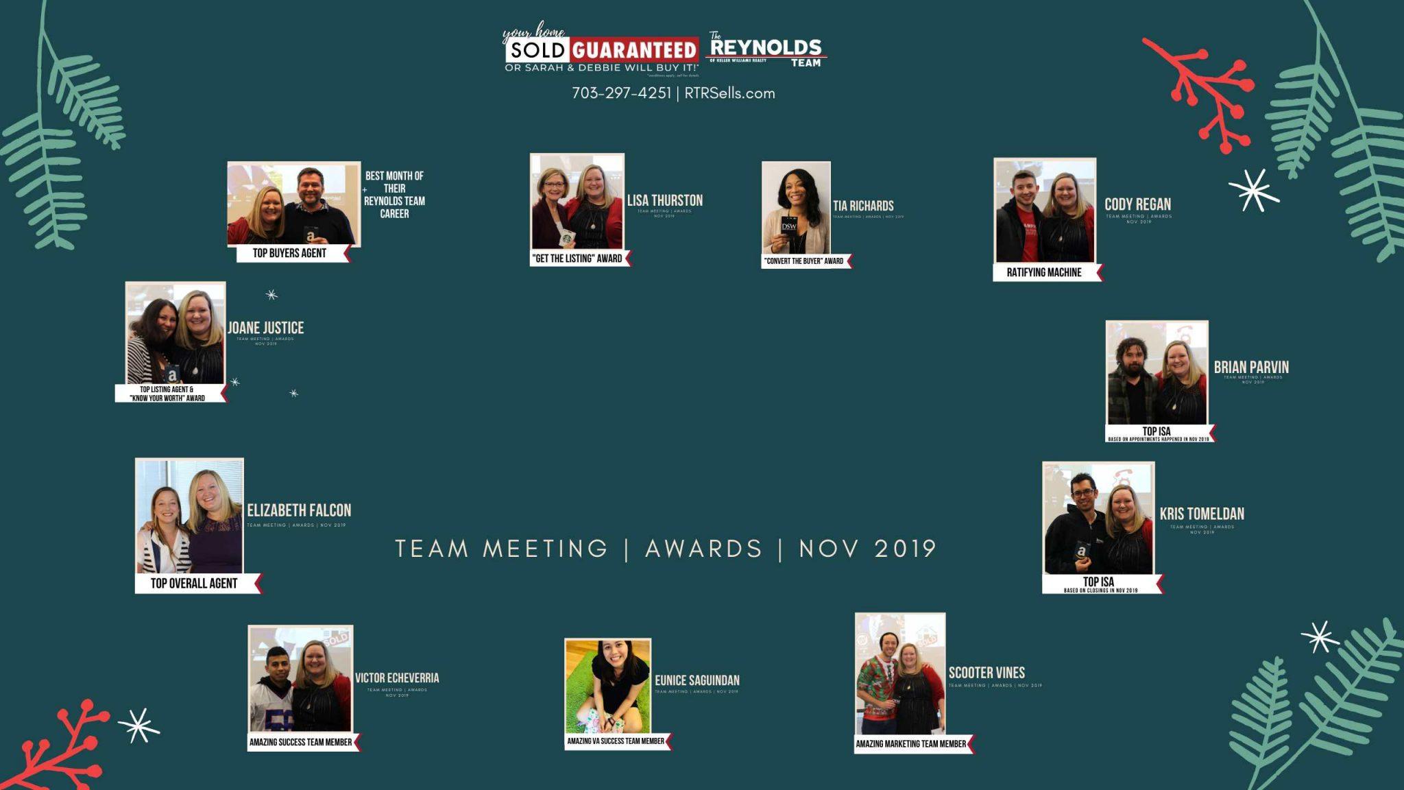 Team Meeting | Awardees November 2019