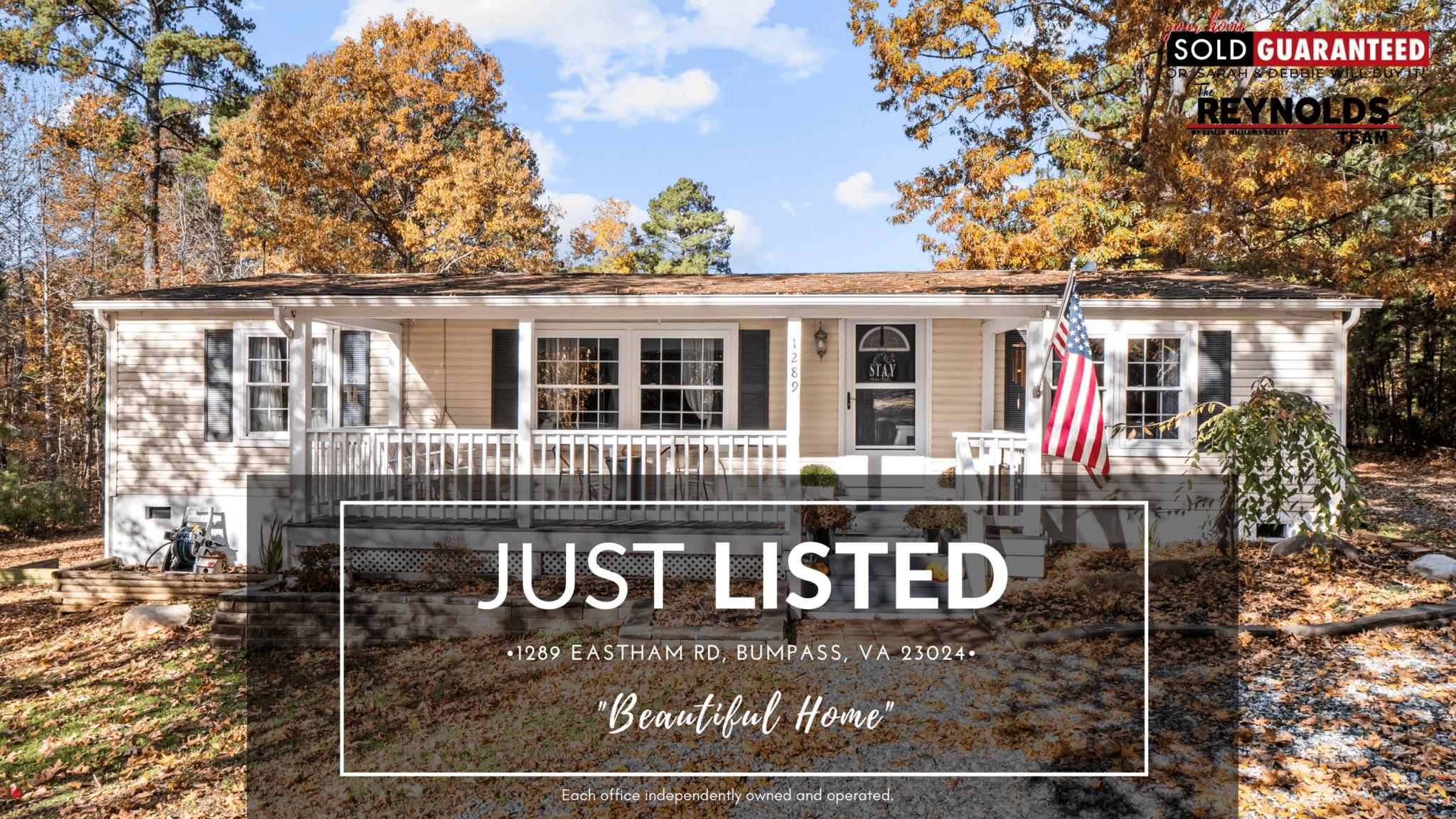 1289 Eastham Road, Bumpass, VA 23024