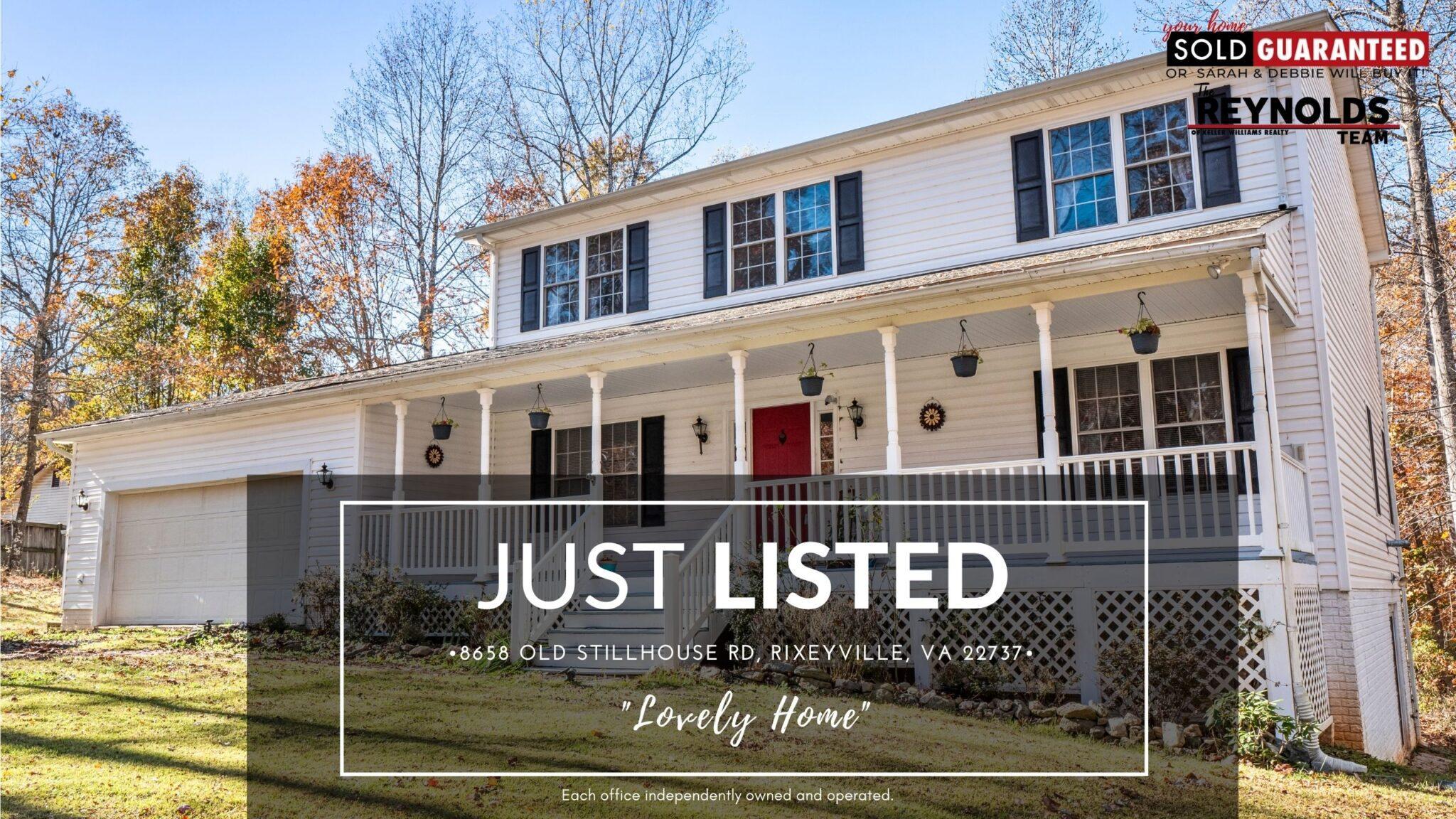 8658 Old Stillhouse Road, Rixeyville, VA 22737