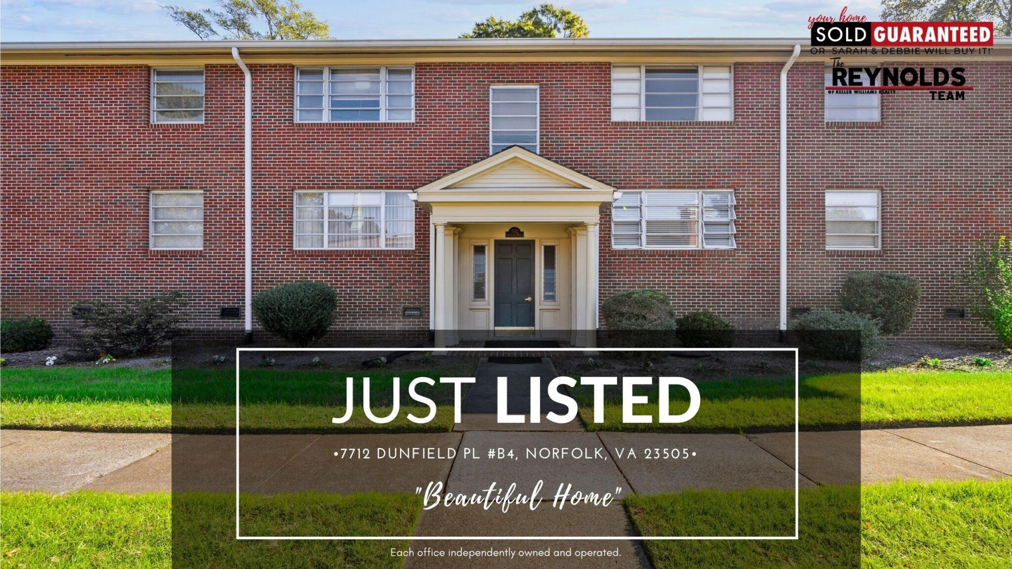 7712 Dunfield Place #B4, Norfolk, VA 23505