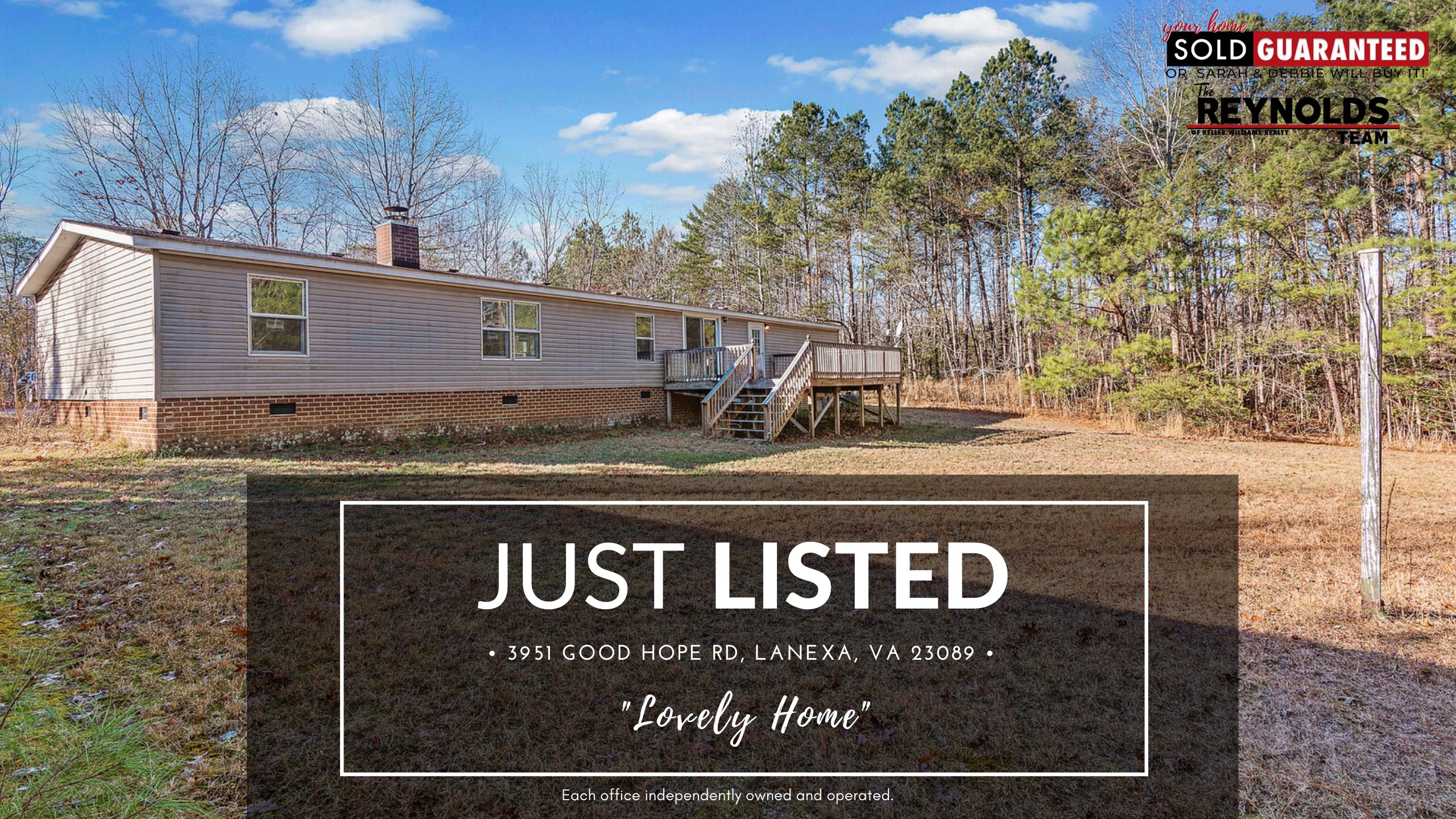 3951 Good Hope Rd, Lanexa, VA 23089