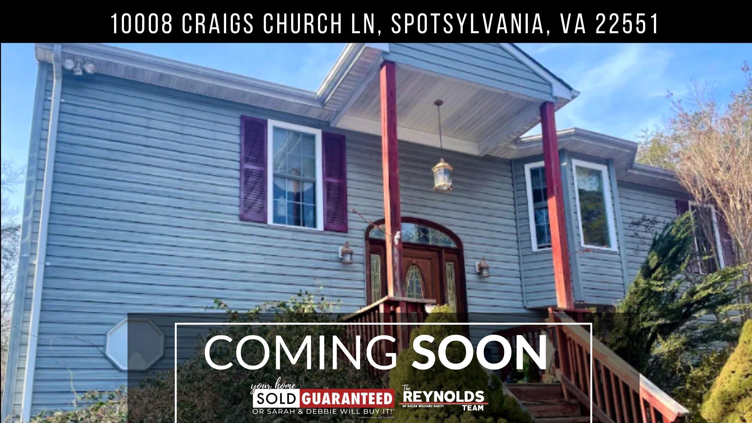 10008 Craigs Church Ln, Spotsylvania, VA 22551