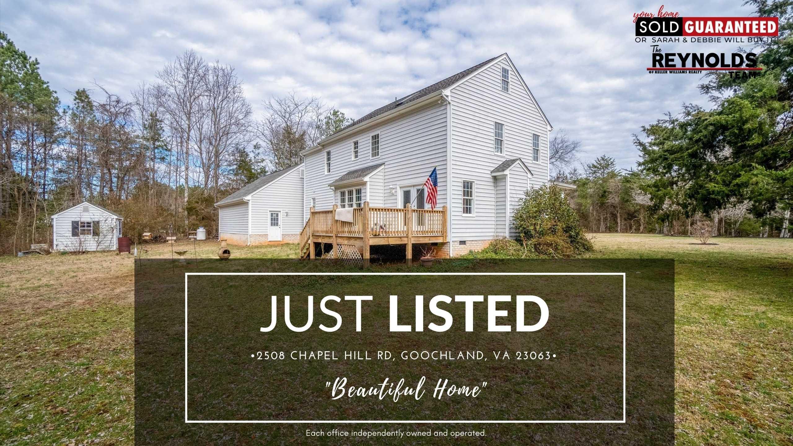 2508 Chapel Hill Rd, Goochland, VA 23063