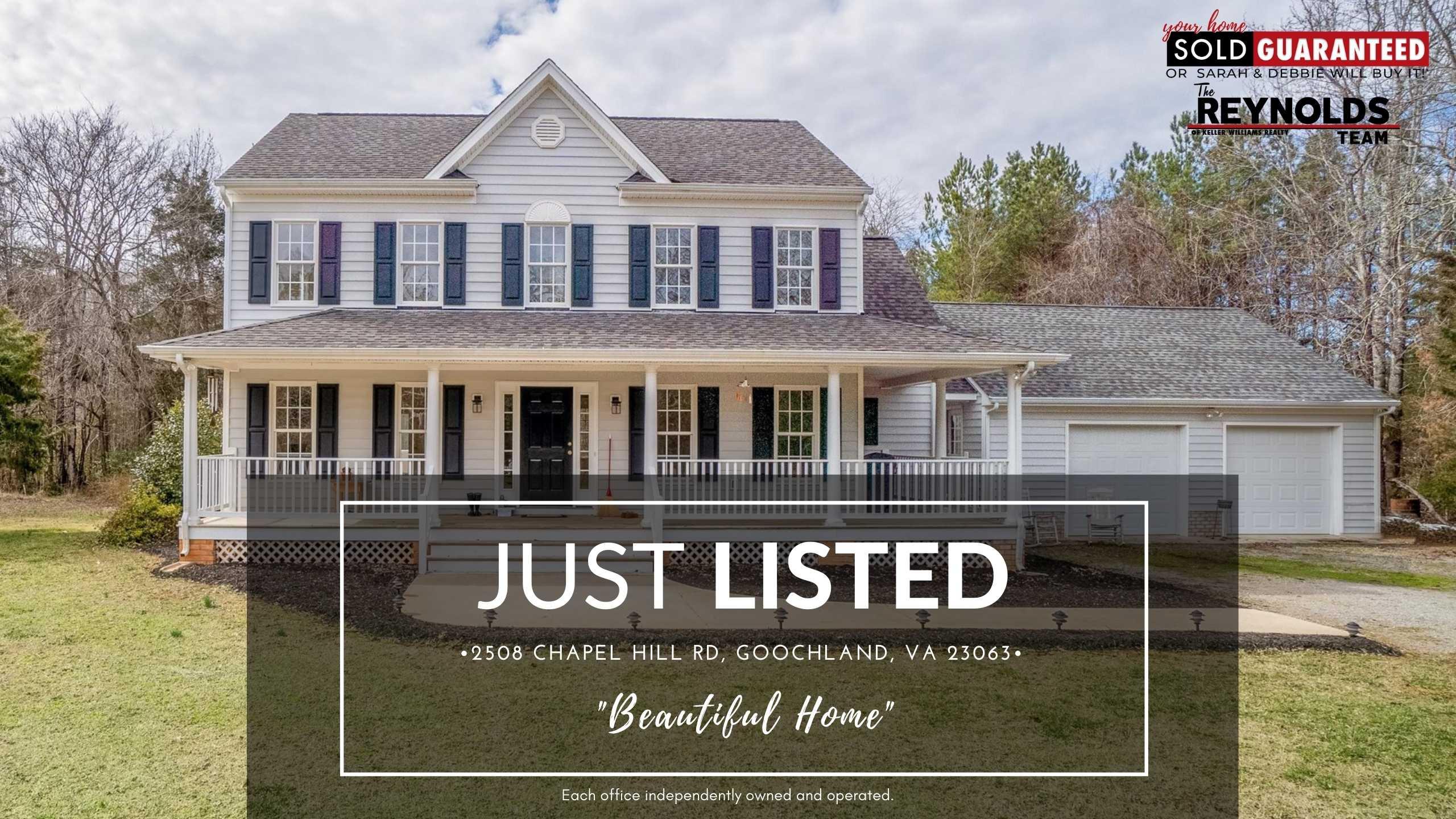 2508 Chapel Hill Rd, Goochland, VA 23063