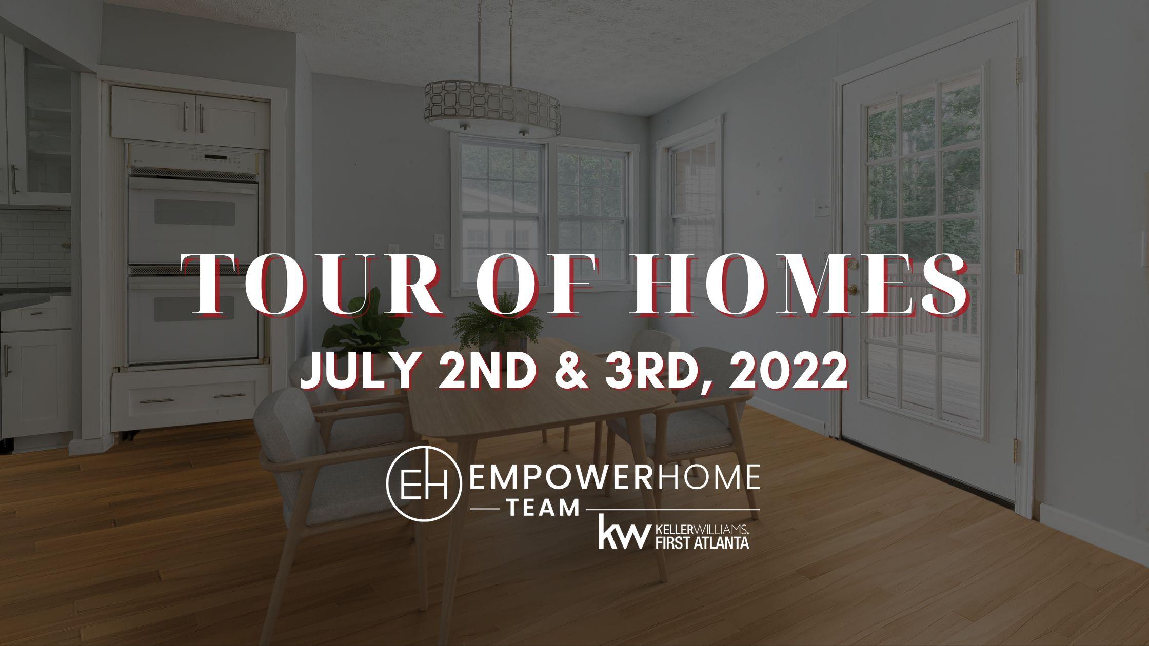 Atlanta Tour of Homes In-Person July 2nd-3rd