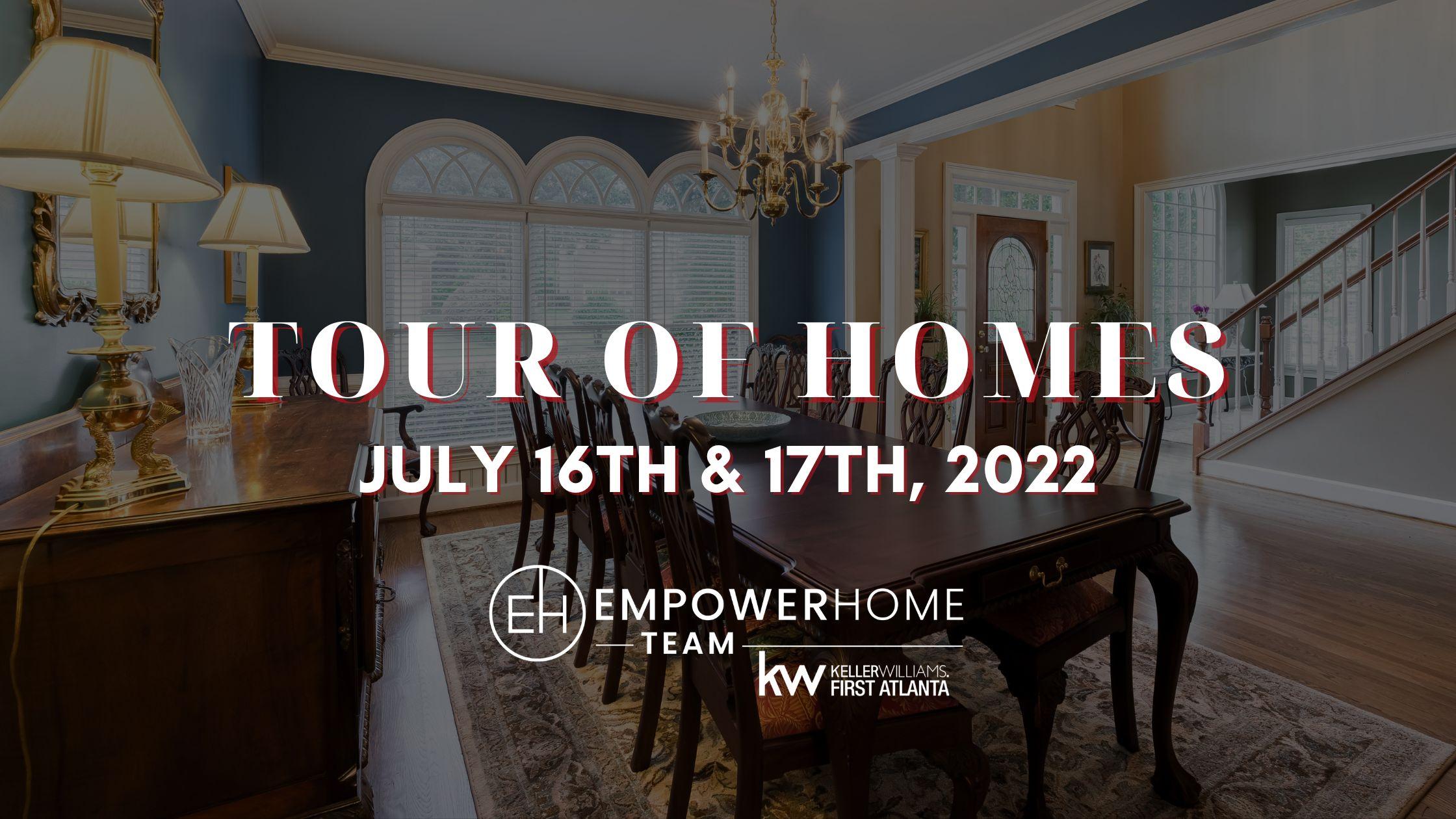 Atlanta Tour of Homes In-Person July 16th -17th