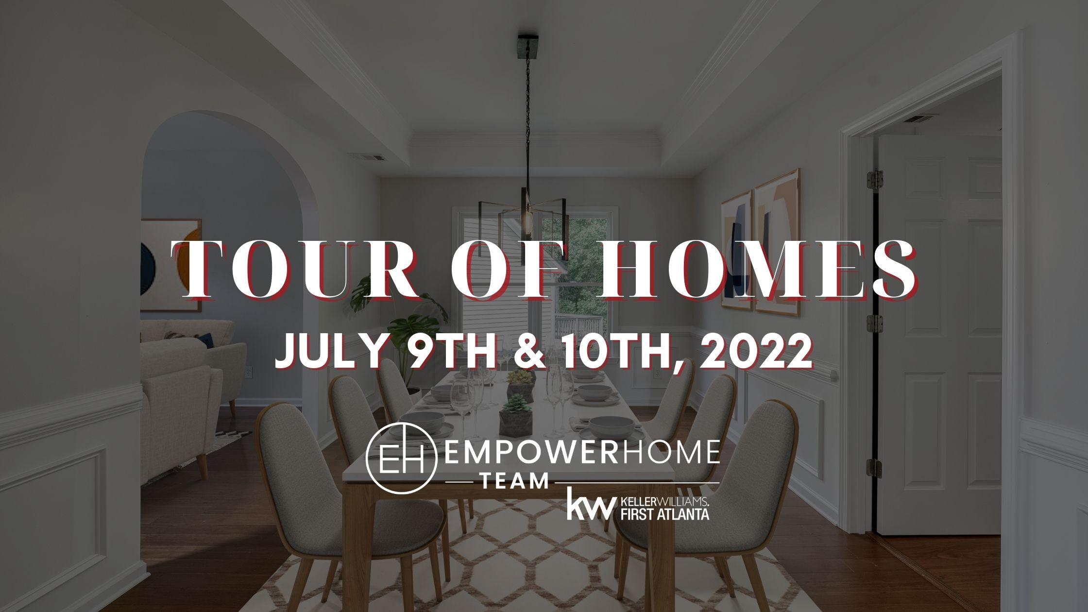 Atlanta Tour of Homes In-Person July 9th -10th