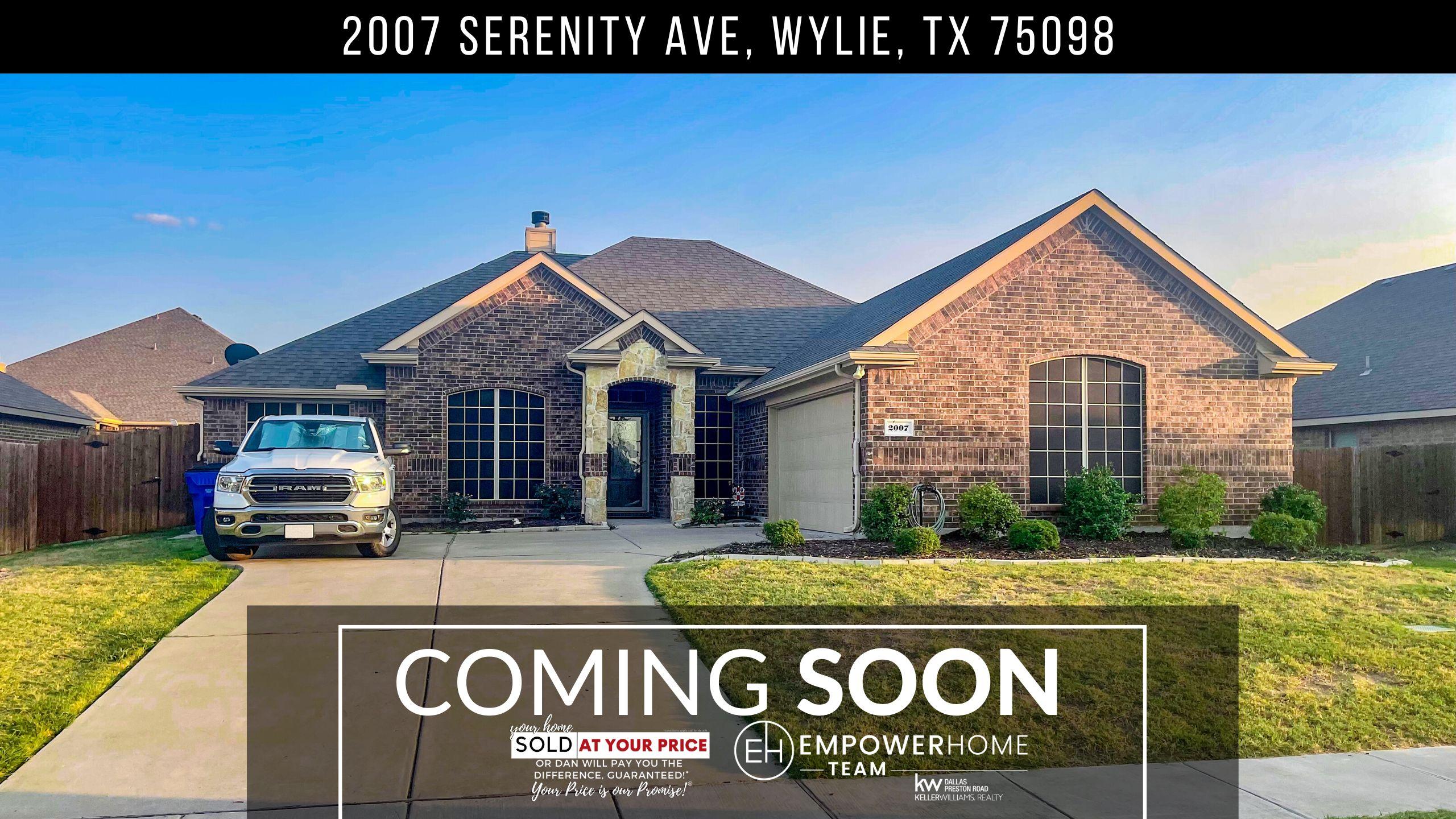 2007 Serenity Ave, Wylie, TX 75098