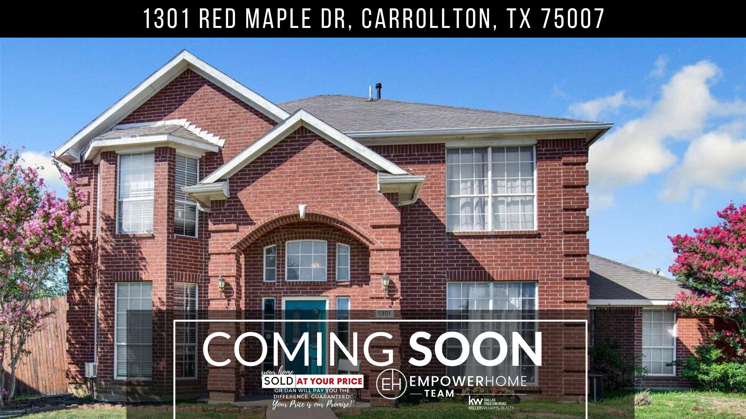 1301 Red Maple Dr, Carrollton, TX 75007