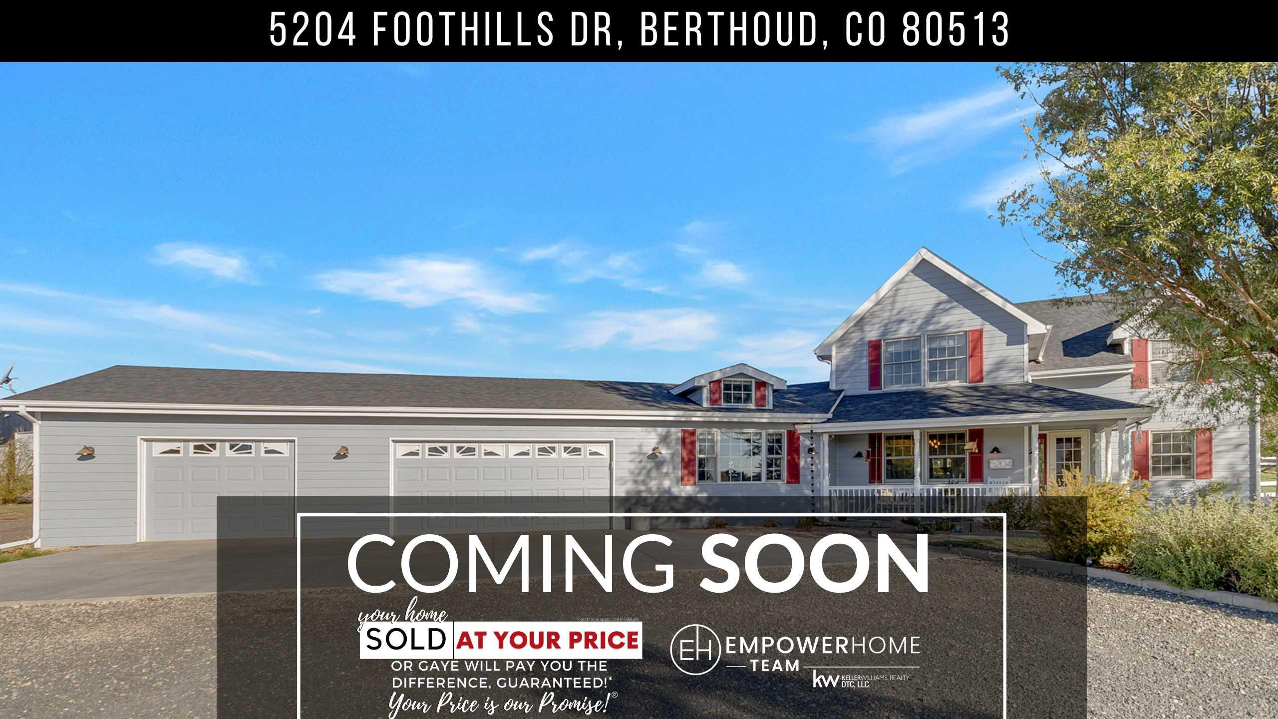 5204 Foothills Dr, Berthoud, CO 80513