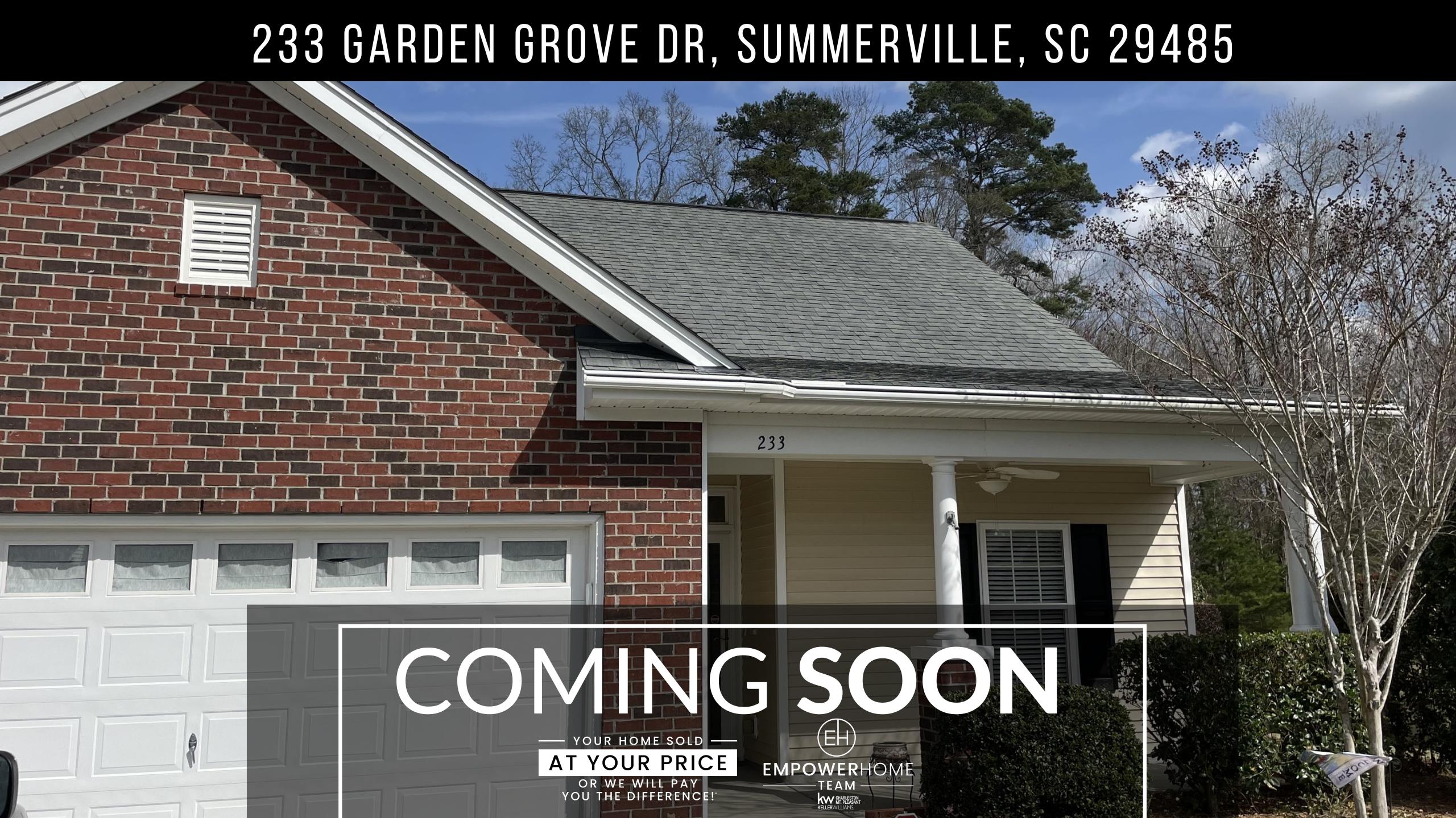 233 Garden Grove Dr, Summerville, SC 29485