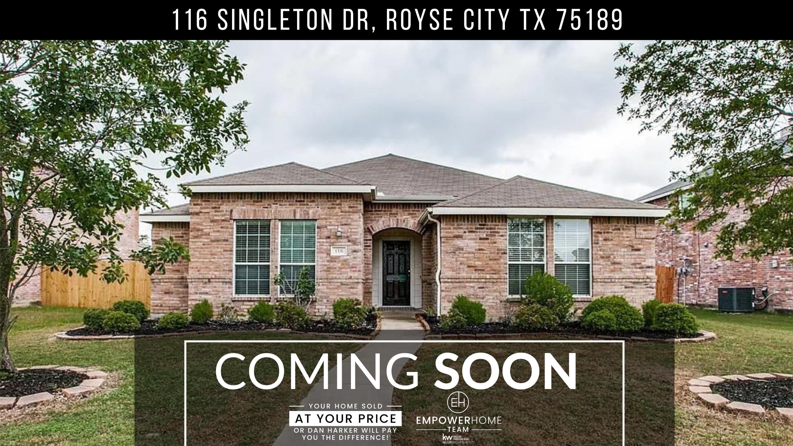 116 Singleton Dr, Royse City TX 75189