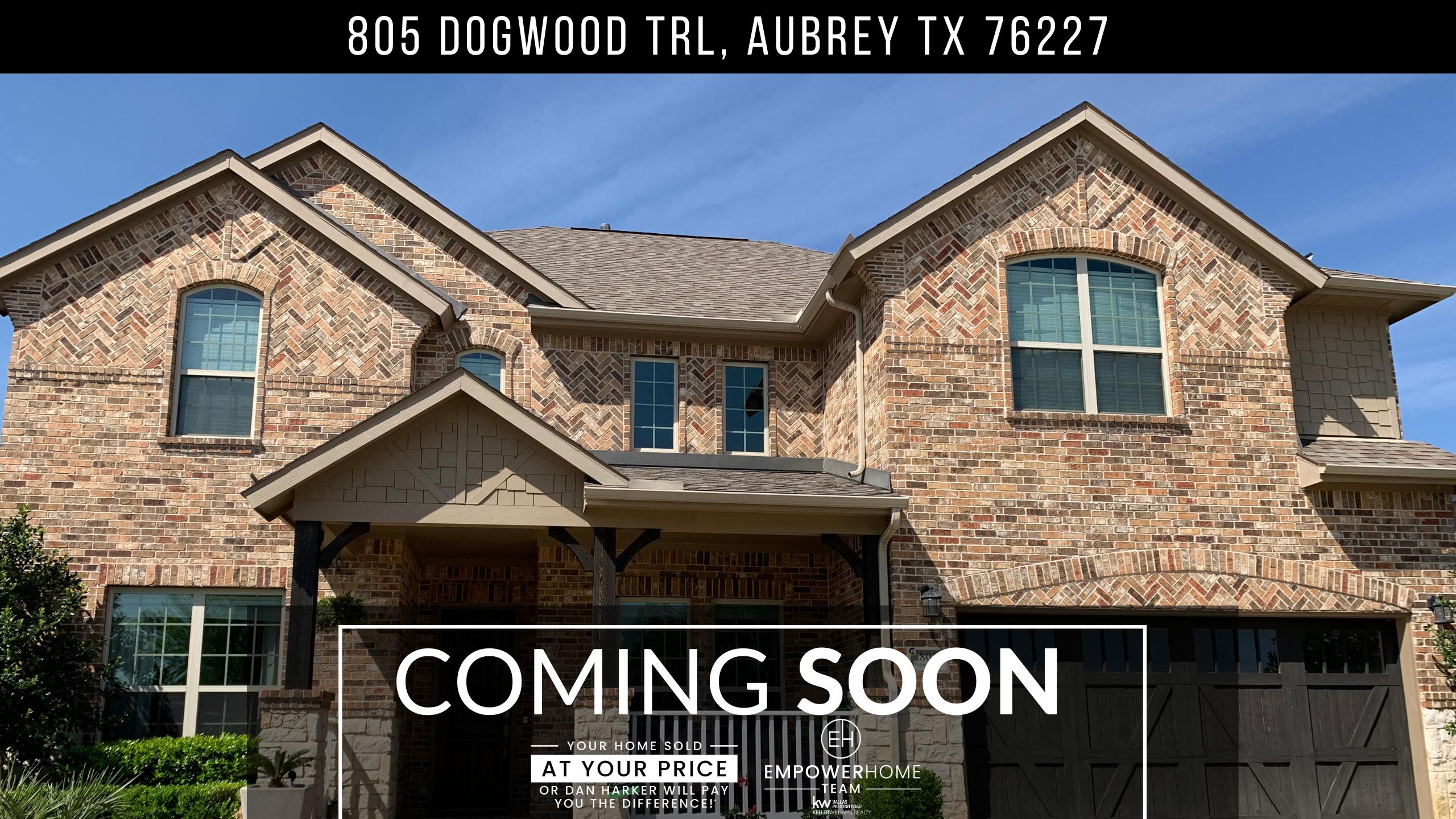 805 Dogwood Trl, Aubrey TX 76227