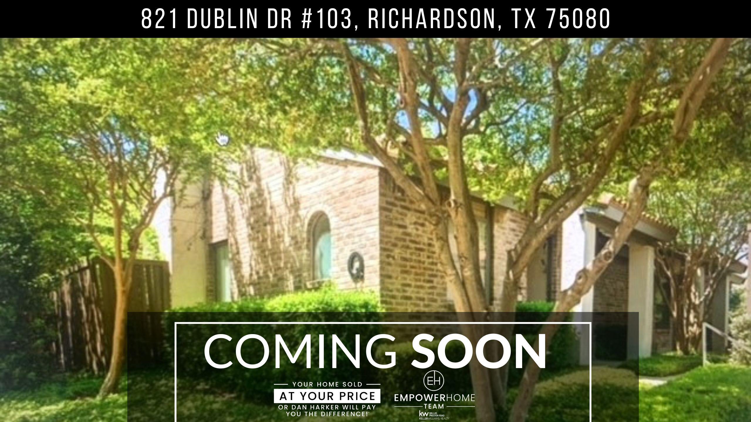 821 Dublin Dr #103, Richardson, TX 75080