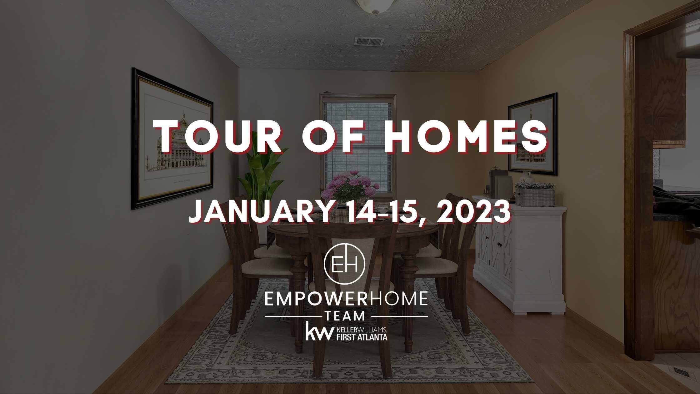 Atlanta In-Person Tour of Homes January 14-15