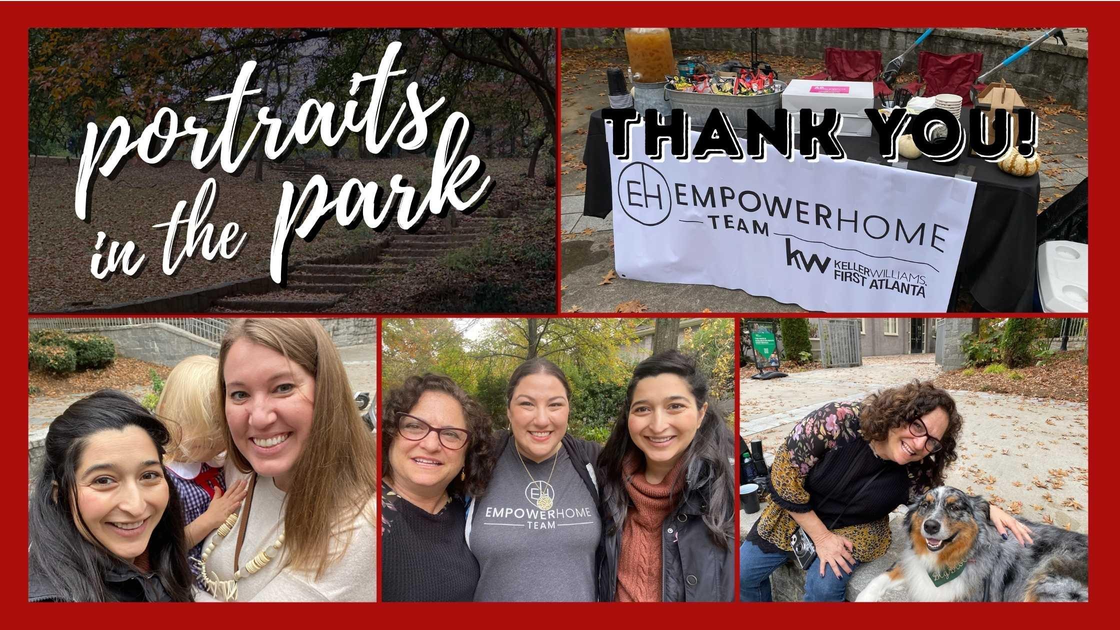 Thank You For Joining Our Portraits in the Park Event With Linde Moore and EmpowerHome Team!