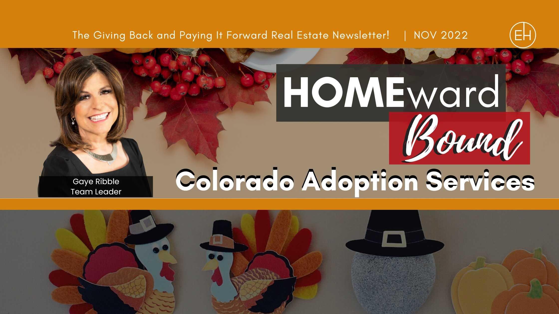 Homeward Bound Real Estate Newsletter November 2022 for Denver, CO!