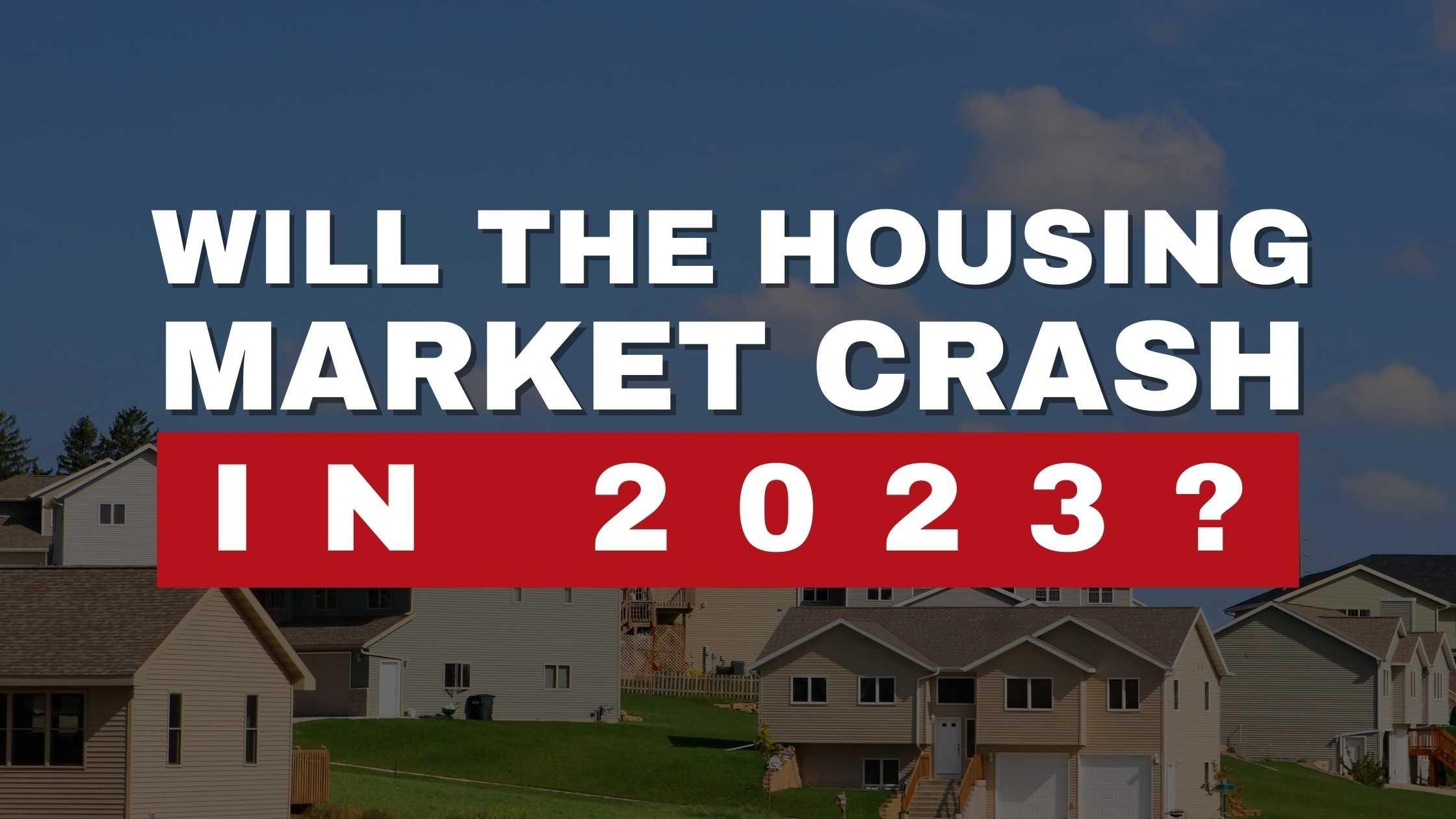 Is The Charleston Housing Market Going to Crash in 2023?