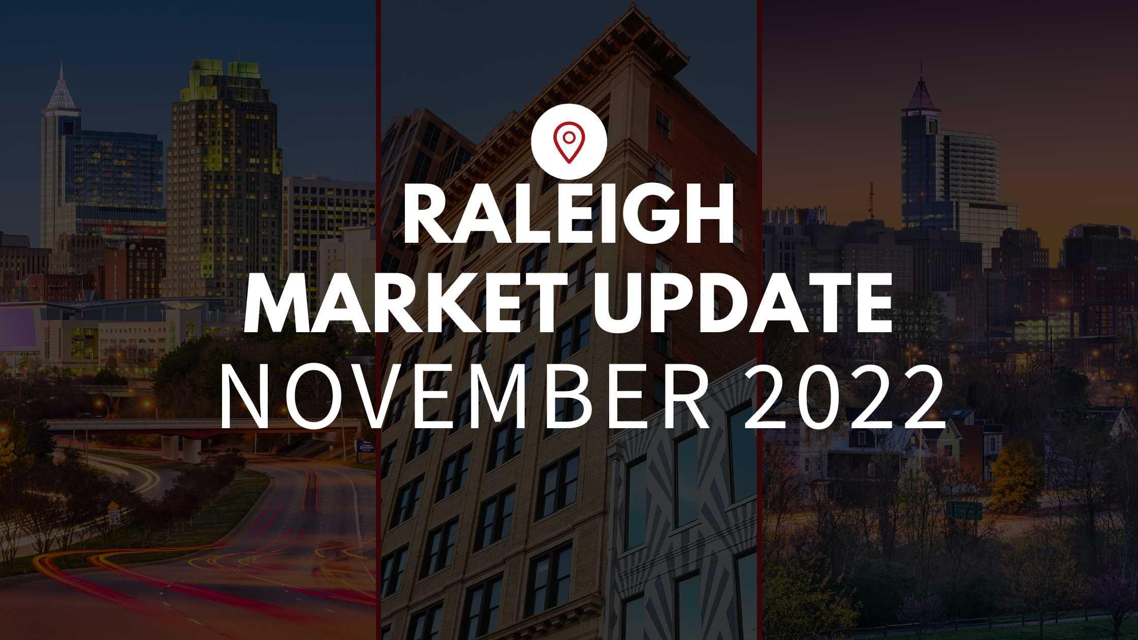 November 2022 Market Update in Raleigh,NC!