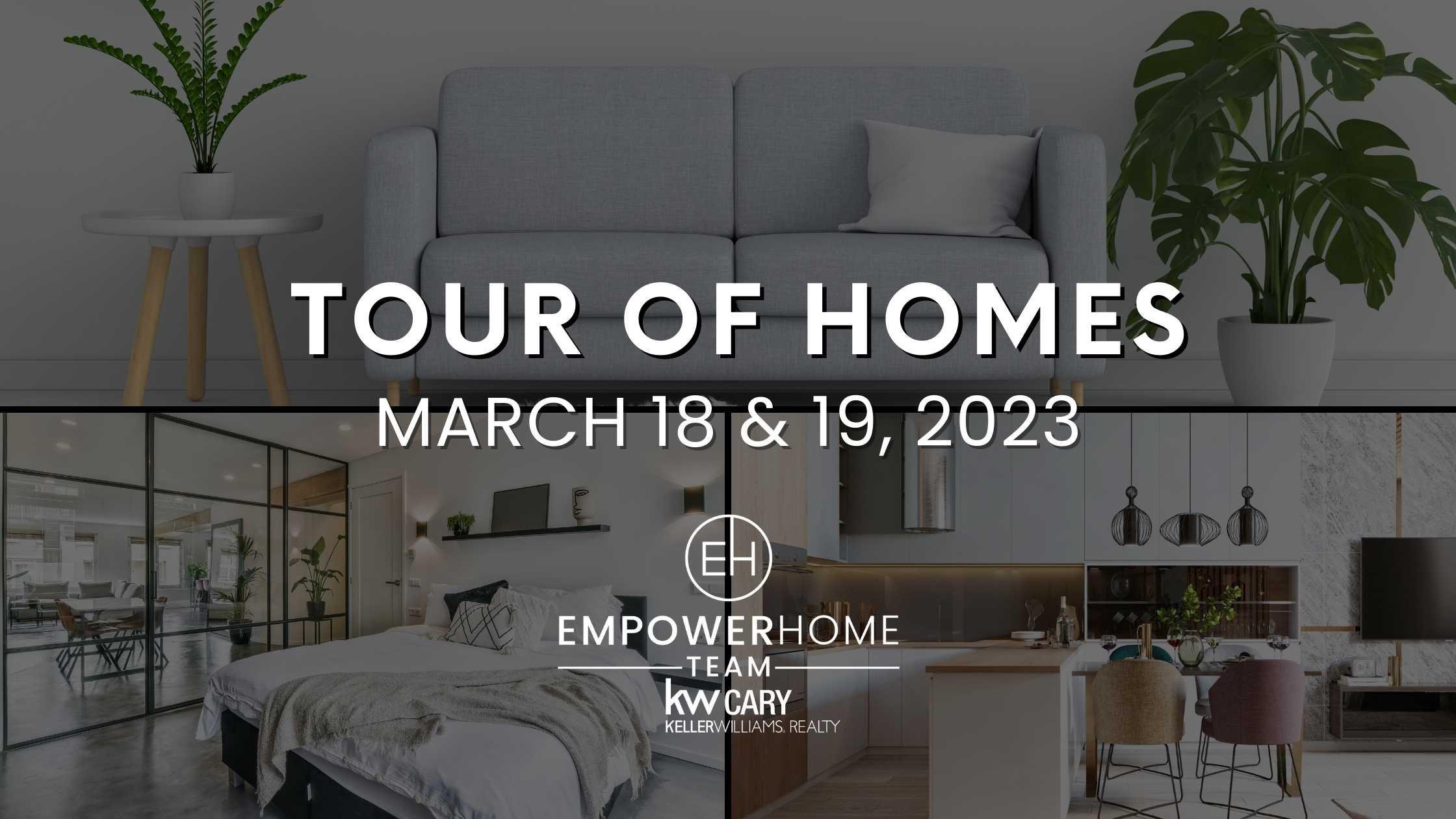 Raleigh Tour of Homes In-Person March 18 & 19