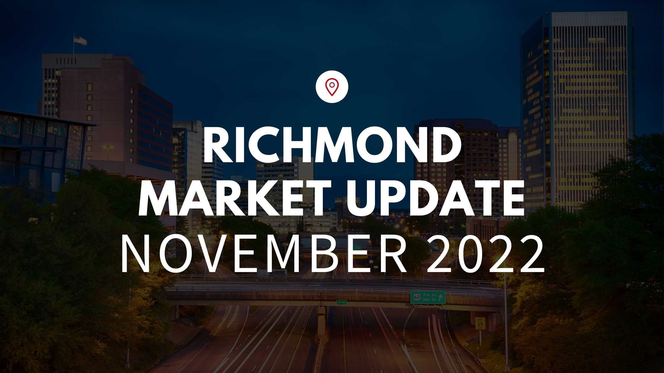 November 2022 Housing Market Update for Richmond, VA