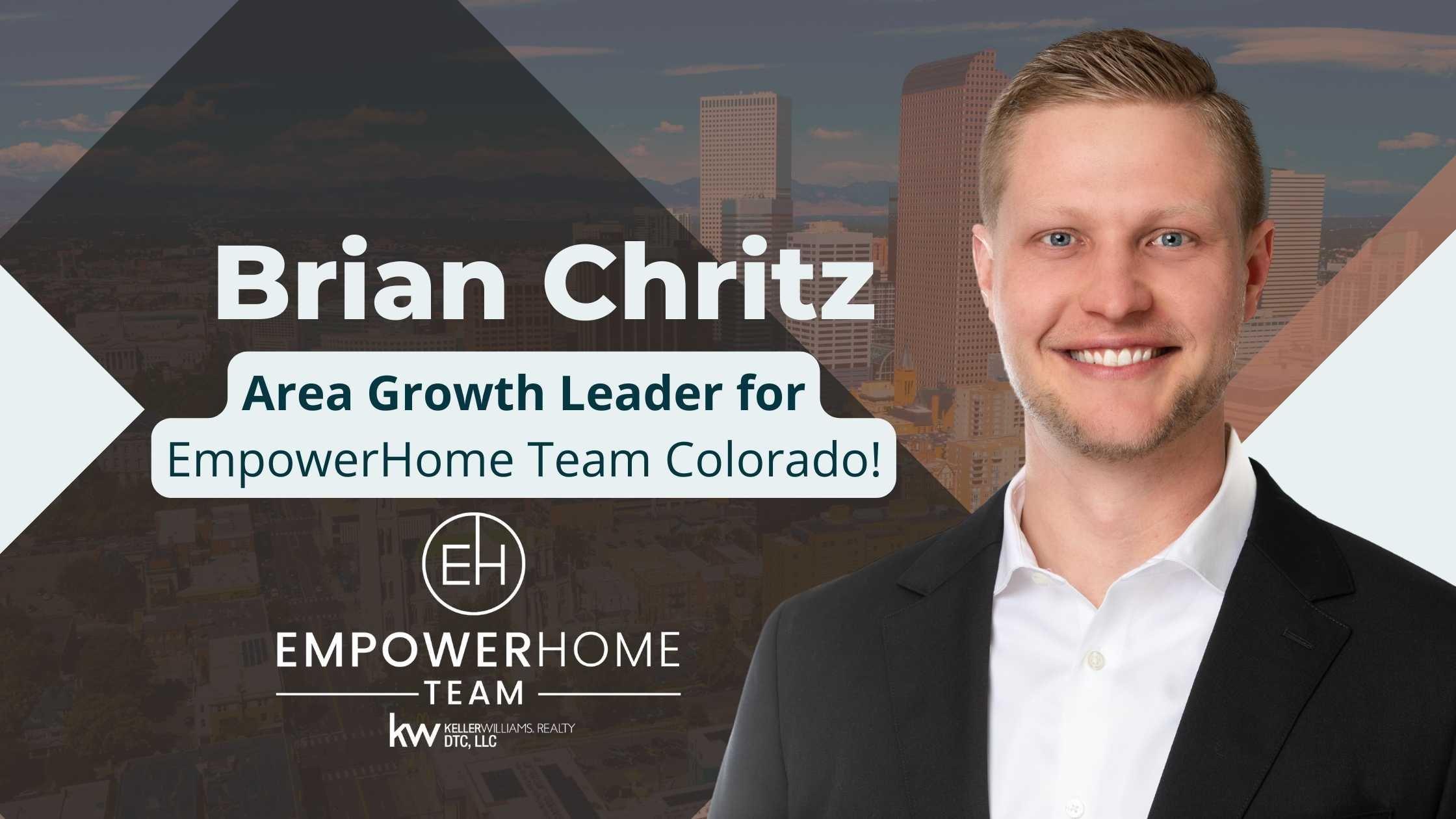 Brian Chritz Named Area Growth Leader in Denver, CO!