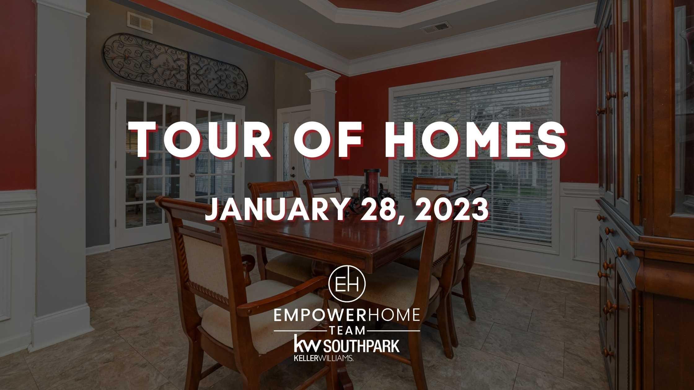 Charlotte Tour of Homes In-Person January 28th