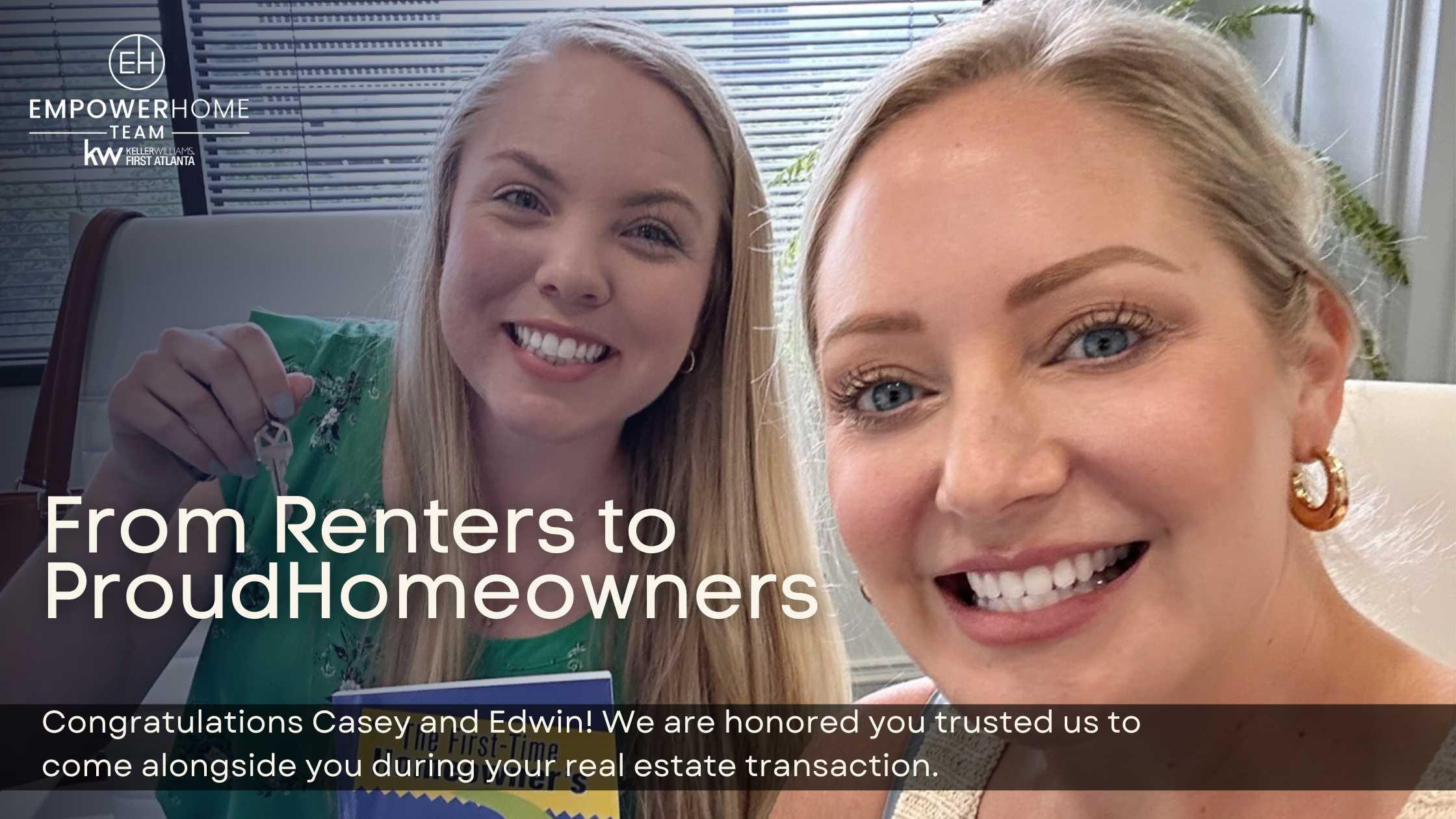 From Renters to Proud Homeowners: How Casey and Edwin Achieved Their Dream Home