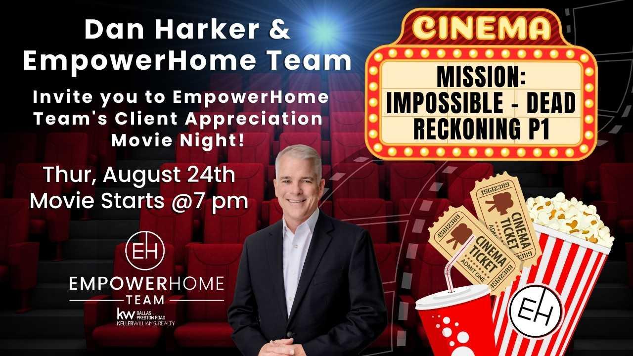 Dan Harker and EmpowerHome Team Fun Movie Client Appreciation Event!